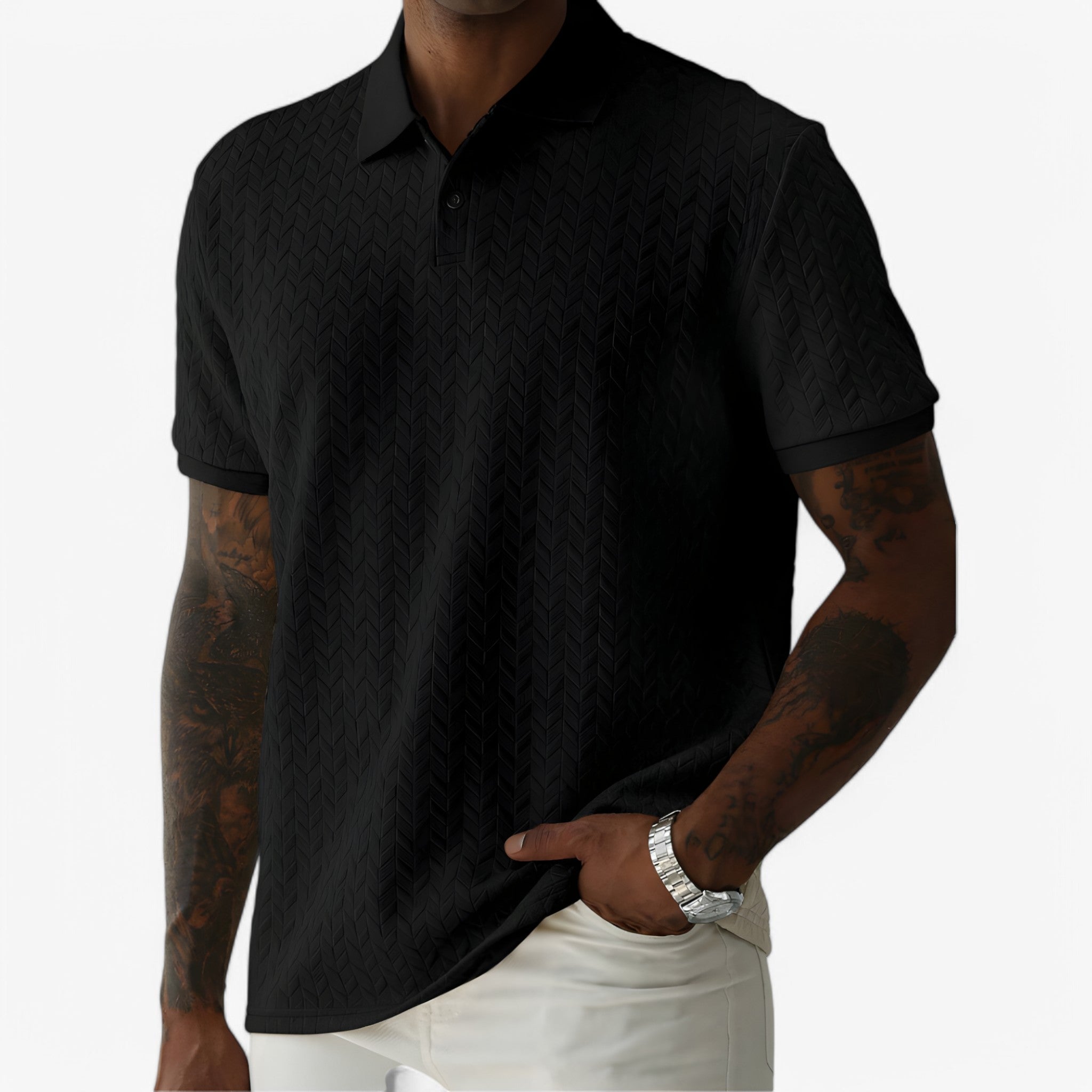 Poloshirt Uomo - Nero - Herren jacket men's top clothes poloshirt poloshirt uomo uomo - Concept Palermo