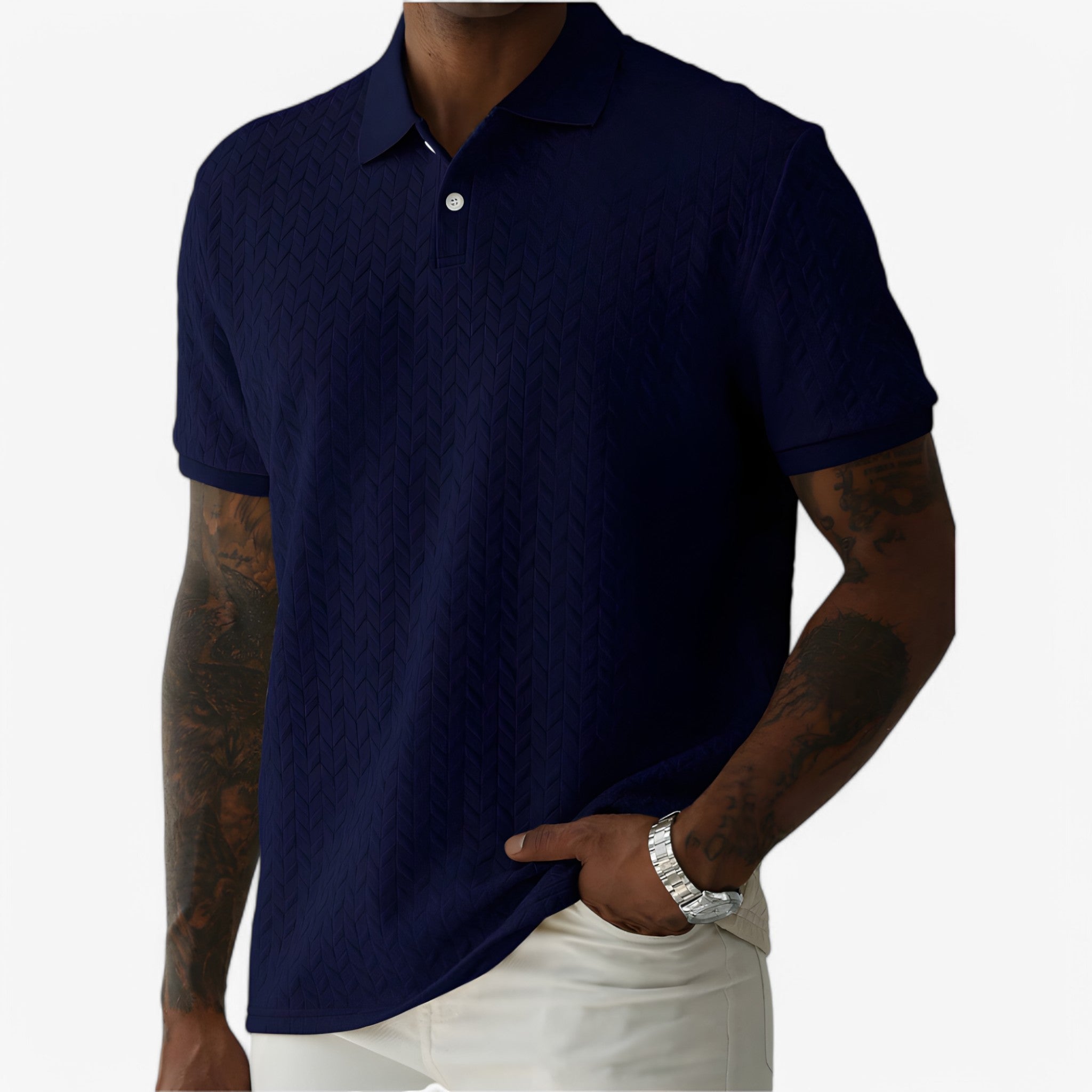 Poloshirt Uomo - Blu Marino - Herren jacket men's top clothes poloshirt poloshirt uomo uomo - Concept Palermo