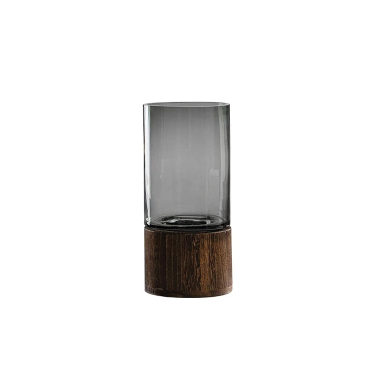 Vaso in Vetro e Legno con Design di Fiori Decorazioni per la Tua Casa - Piccolo - casa Decor decorazioni design fiori Flowerpots home & garden Kitchen legno Vases vaso vaso vetro - Concept Palermo