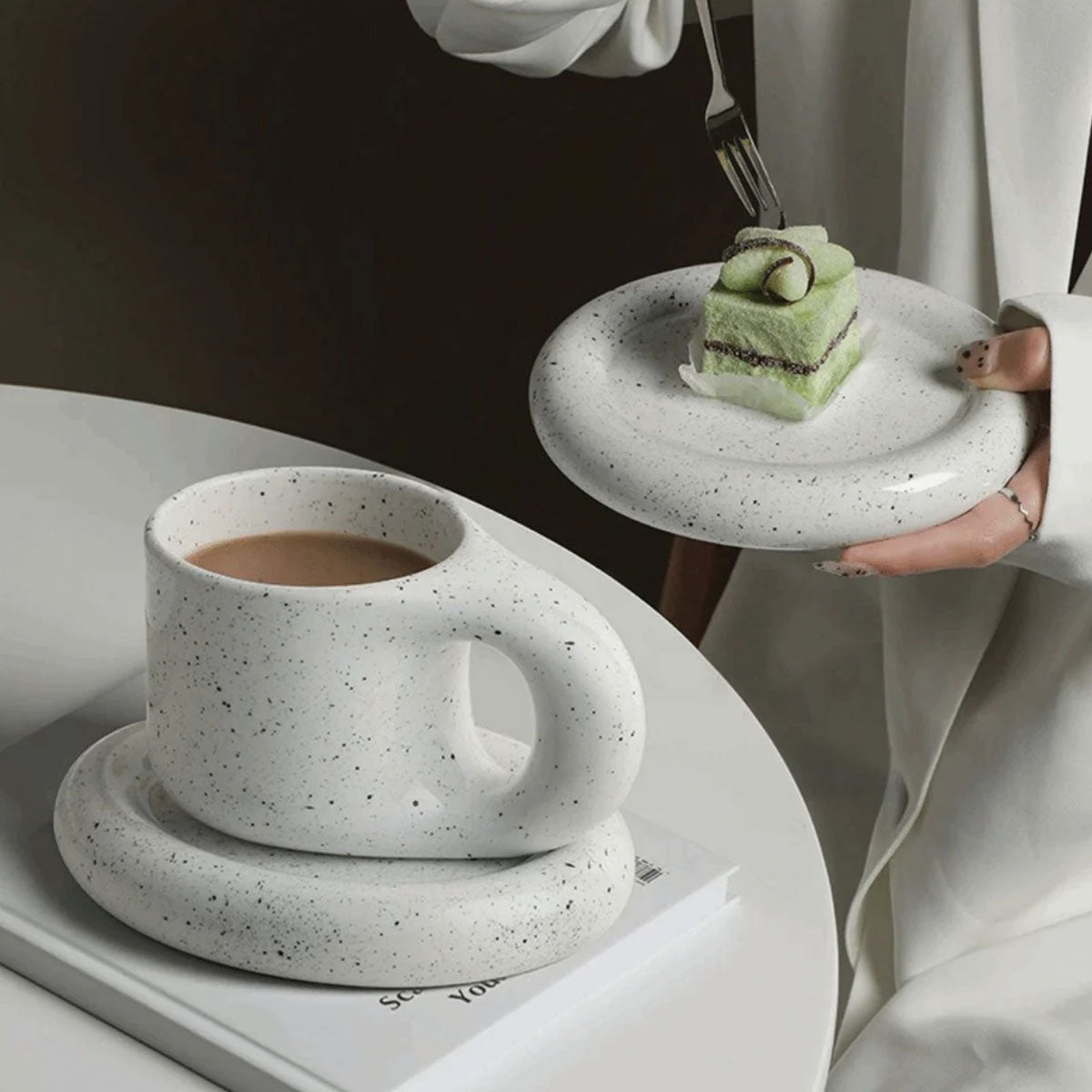 Tazza da Espresso Chic Kraftig in Ceramica Design e Robusto per il Tuo Piacere di Espresso - - ceramica Ceramics chic design espresso home & garden Kitchen kraftig piacere robusto - Concept Palermo