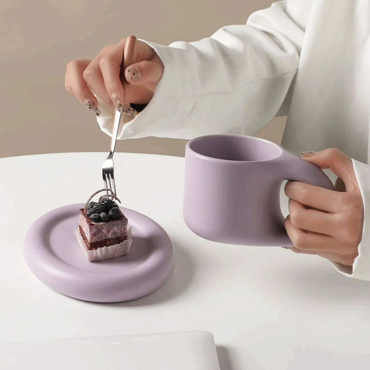 Tazza da Espresso Chic Kraftig in Ceramica Design e Robusto per il Tuo Piacere di Espresso - - ceramica Ceramics chic design espresso home & garden Kitchen kraftig piacere robusto - Concept Palermo