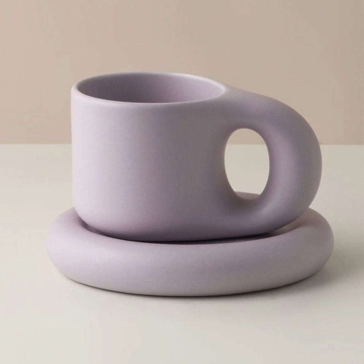 Tazza da Espresso Chic Kraftig in Ceramica Design e Robusto per il Tuo Piacere di Espresso - Lavanda - ceramica Ceramics chic design espresso home & garden Kitchen kraftig piacere robusto - Concept Palermo