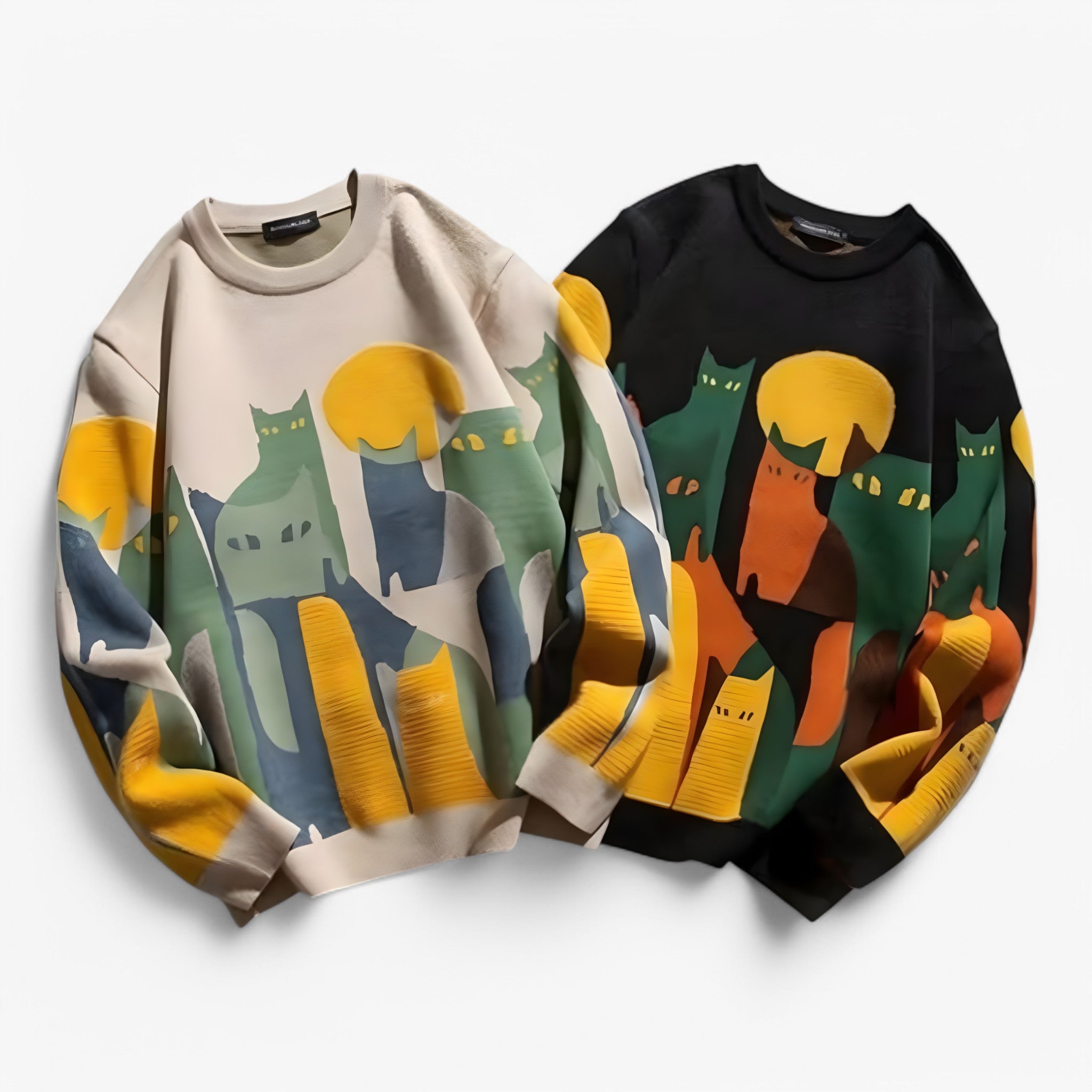 Maglione Kattens Måneskin Lino Donna - - donna huisdieren katten kattens lino maglione maglione kattens måneskin women's sweater - Concept Palermo