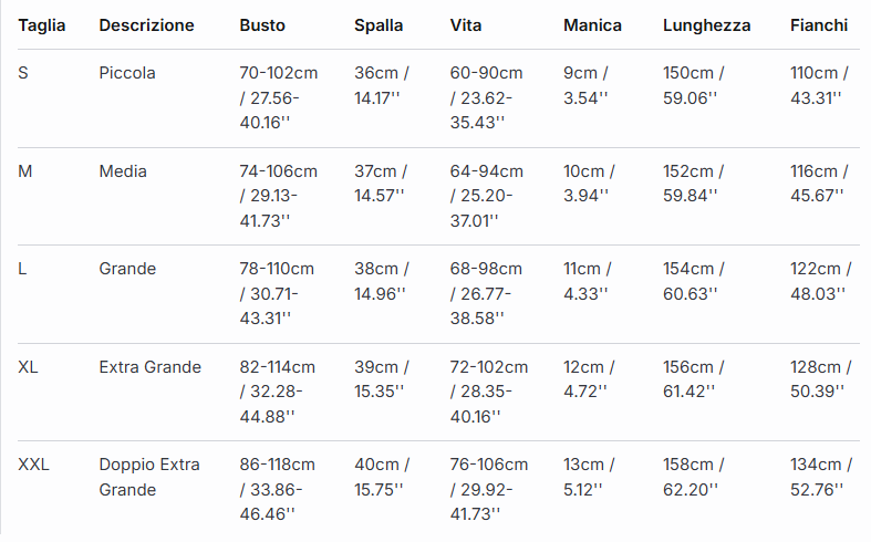 Size Guide