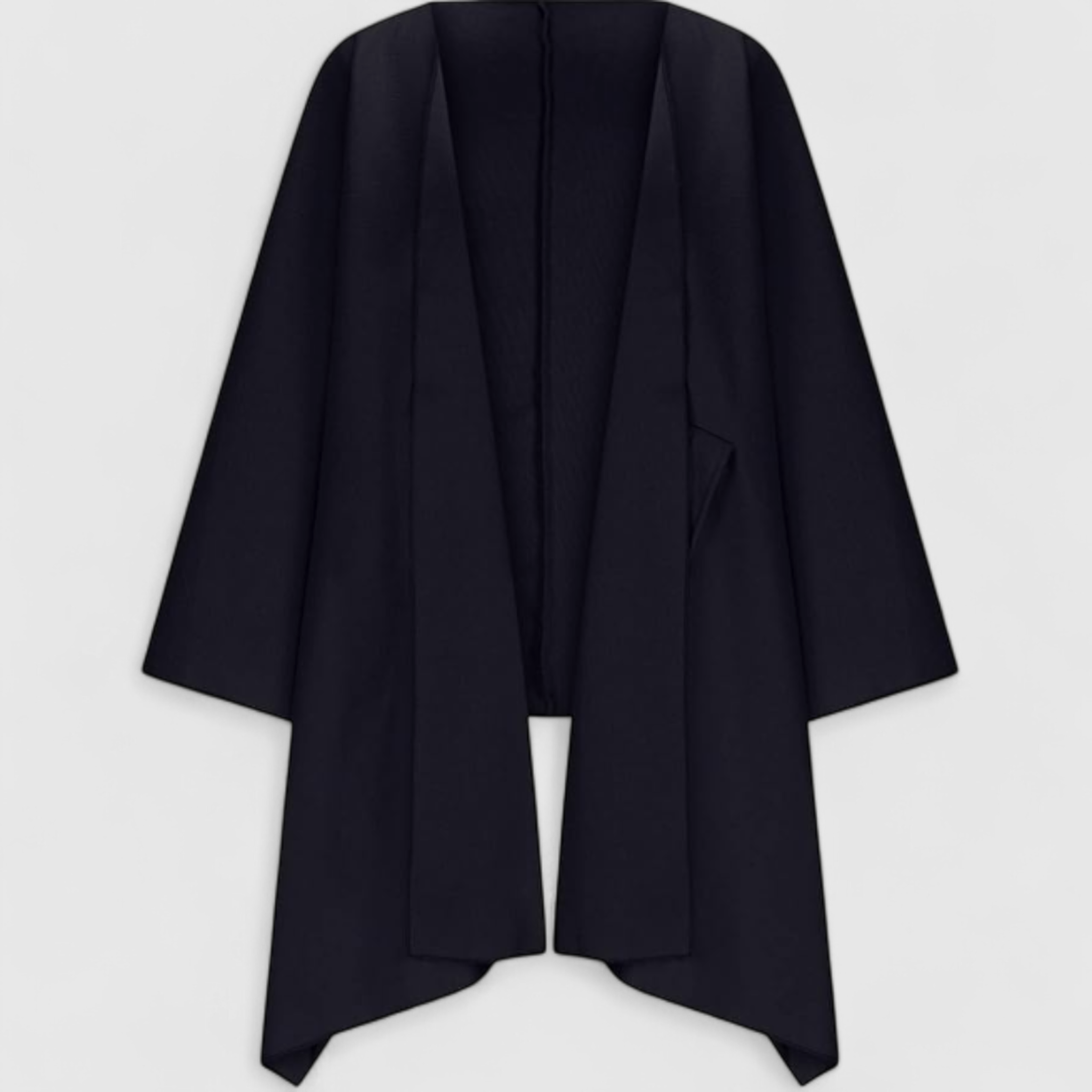 Cardigan Donna Oversize in Maglia con Maniche a Pipistrello, Morbido e Caldo - Nero - aperto autunno caldo cardigan cardigan donna comfort donna inverno maglioni e cardigan maniche maniche a pipistrello moda donna oversize pipistrello stile - Concept Palermo
