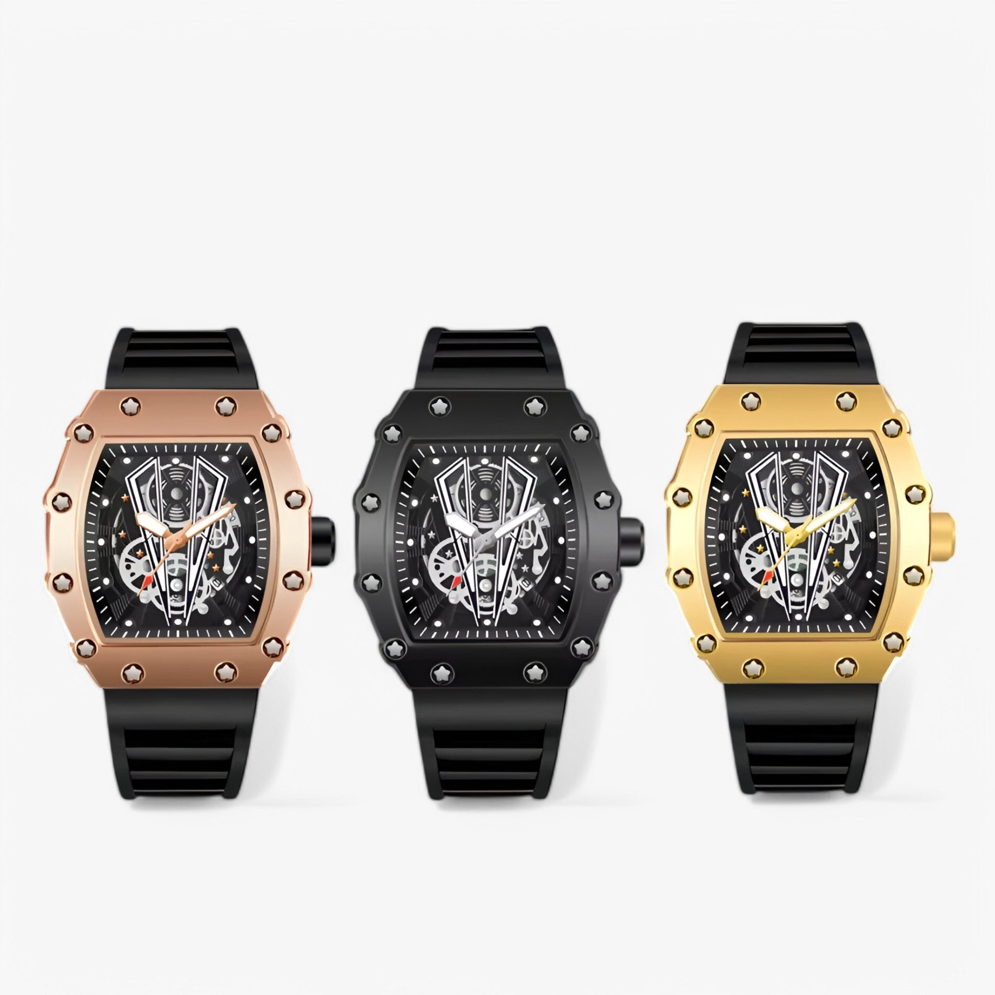 Orologio sportivo di lusso quadrato Uomo - - accessoires horloges orologio orologio sportivo quadrato sport sportivo uomo watches - Concept Palermo