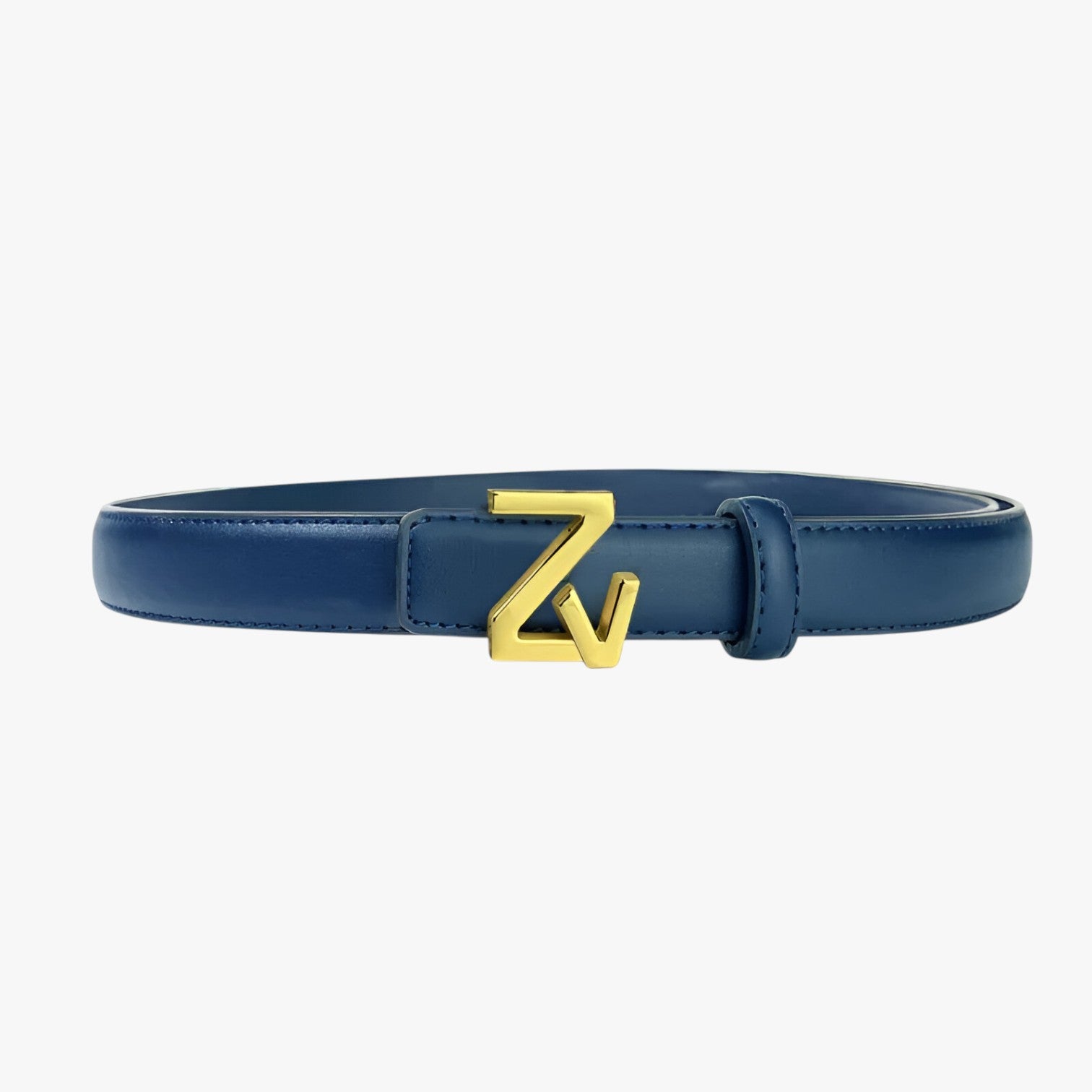 Cintura da donna con fibbia ZV - blu scuro 110cm - Belts cintura cintura donna donna fibbia waist belt for women women belt round women belts Womens belt - Concept Palermo
