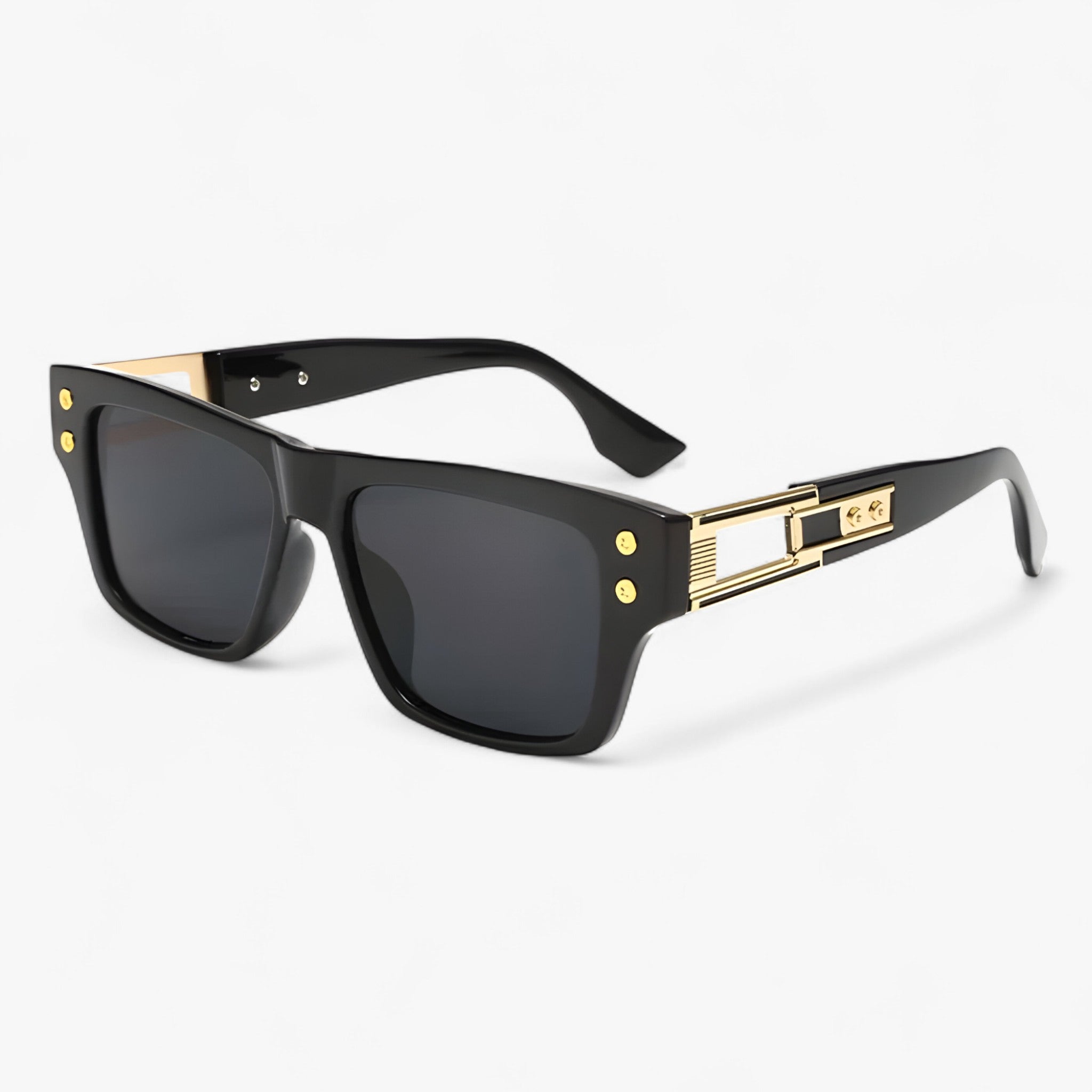 Occhiali da sole vintage unisex squadrati Uomo - Nero Come immagine - Fashion Sunglasses men sunglasses polarized mens sunglasses occhiali occhiali sole Polarized man sunglasses sole squadrati sunglasses sunglasses polarized men unisex uomo vintage - Concept Palermo