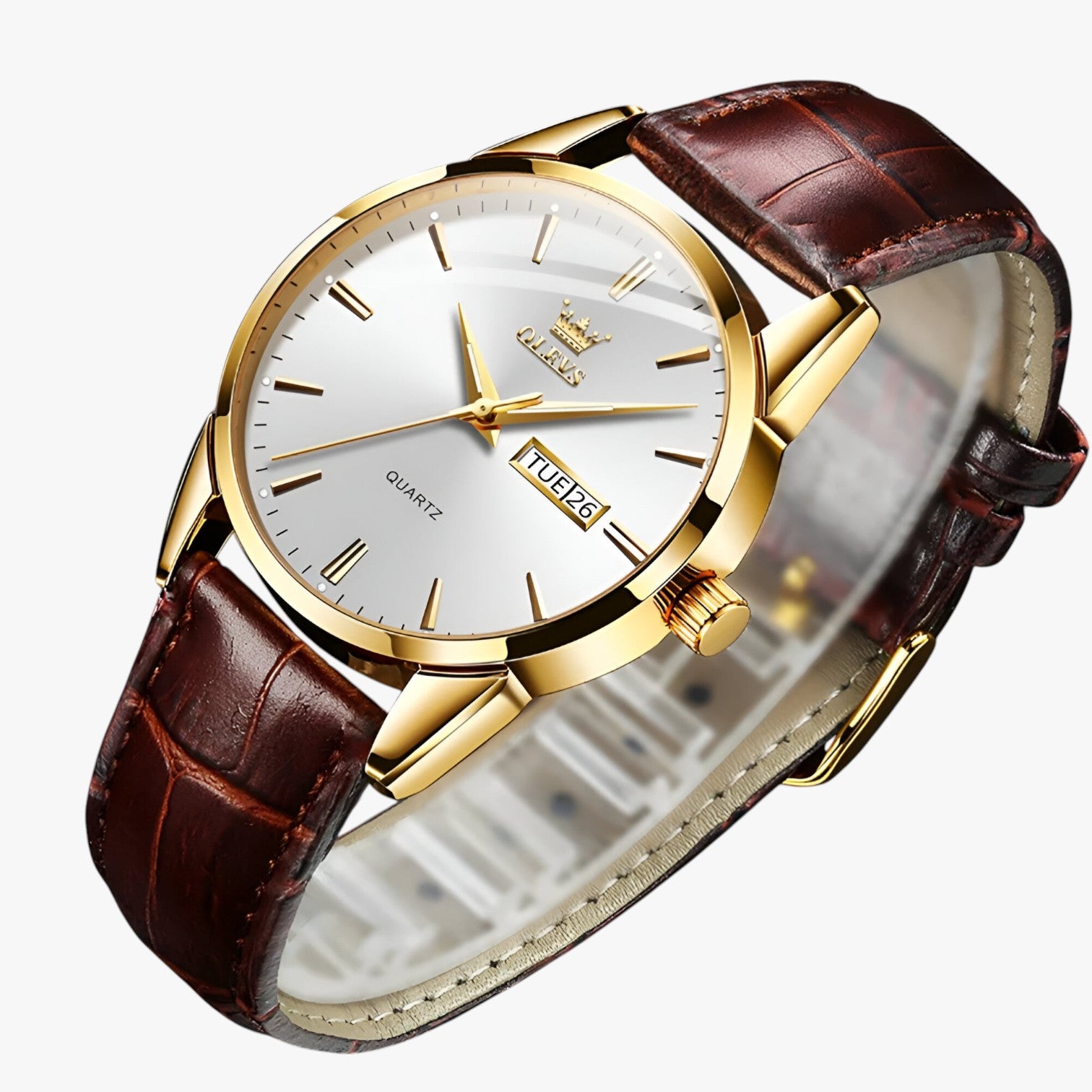Orologio Classico da Uomo in Vera Pelle, Impermeabile, Elegante - - impermeabile orologio orologio pelle pelle uomo watch watch for men watches WATCHES FOR MEN - Concept Palermo
