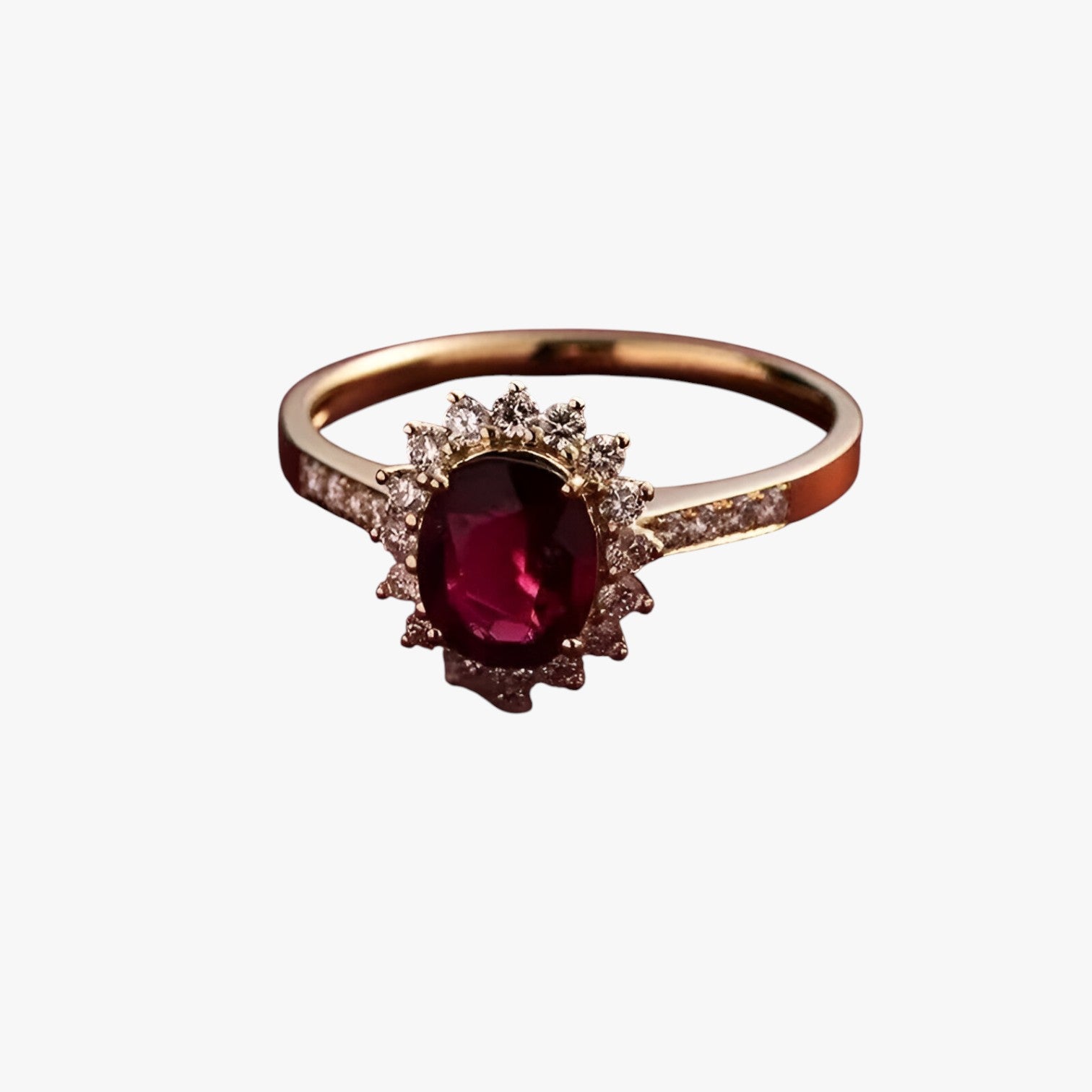 Anello vintage con flair reale e scintillante aspetto di rubino Oro Uomo - - anello anello vintage aspetto flair jewelry reale Rings rubino scintillante womens ring - Concept Palermo