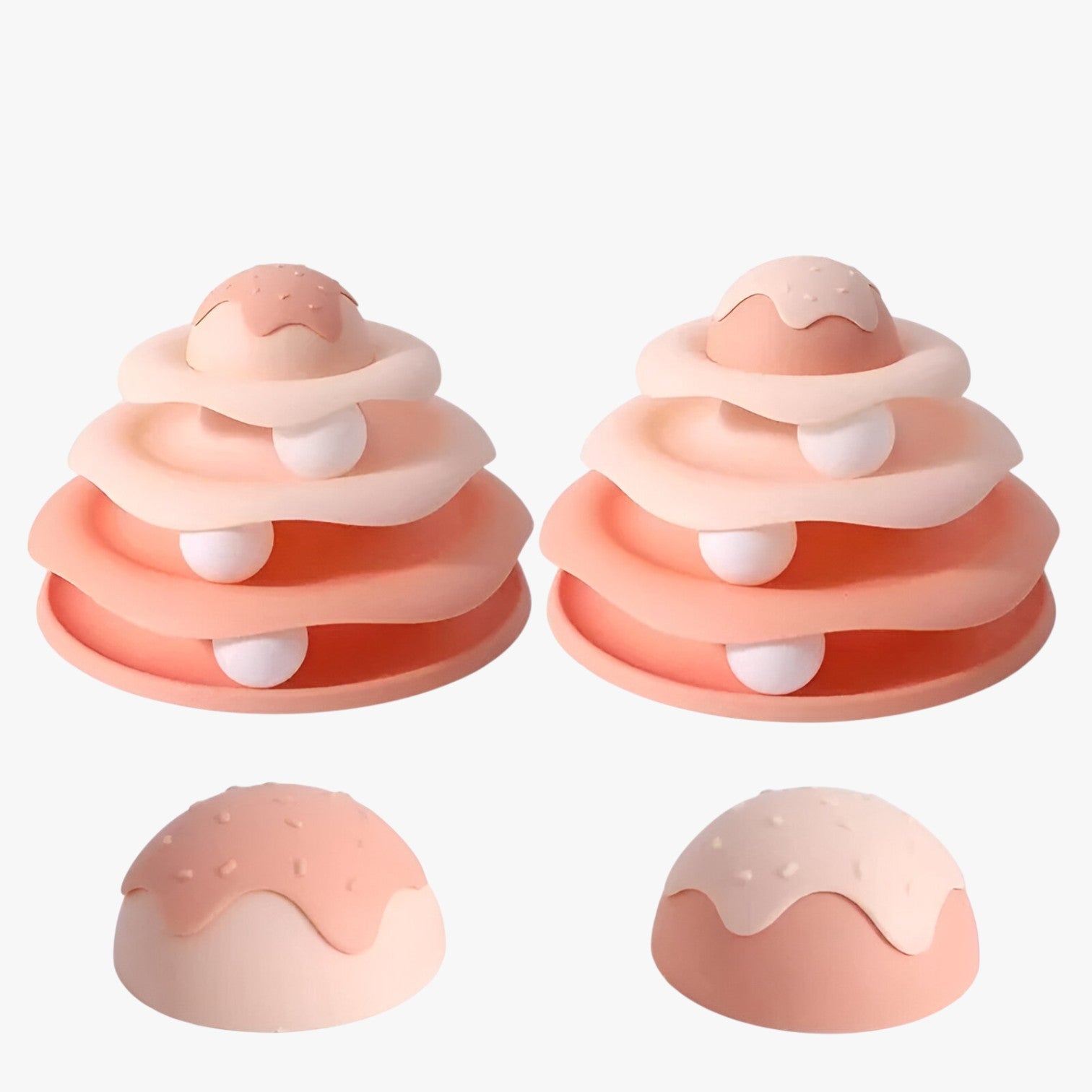Torre Interattiva a 4 Piani – Gioco Divertente per Gatti Attivi - rosa casual - attivi divertente gatti gioco interattiva pet PET SUPPLIES petproduct Pets pets & supplies piani torre - Concept Palermo