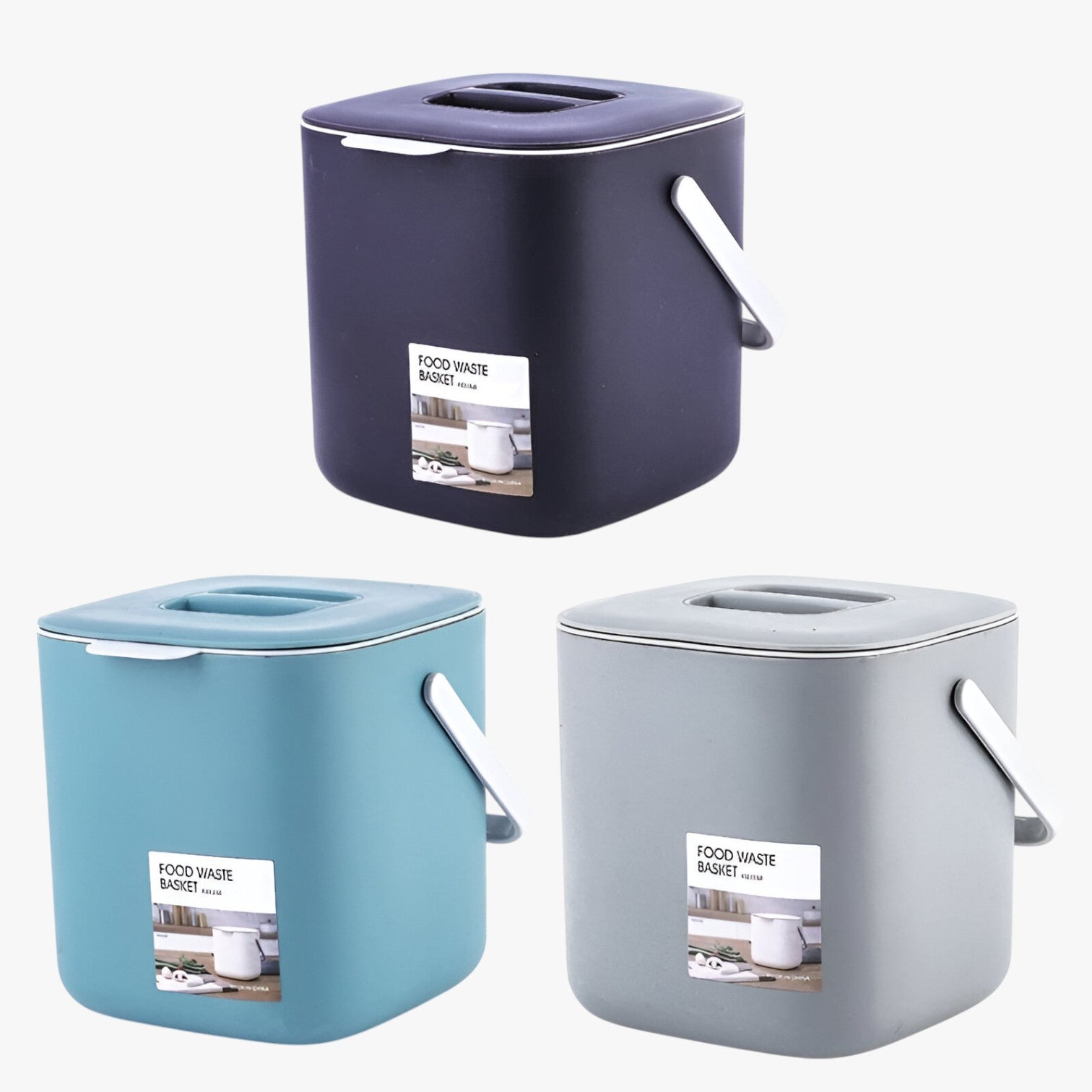Cestino per compostaggio senza odori e facile da usare con coperchio - - cestino cestino compostaggio compostaggio coperchio facile Kitchen kitchen & dining kitchen accessory kitchen tools odori usare - Concept Palermo