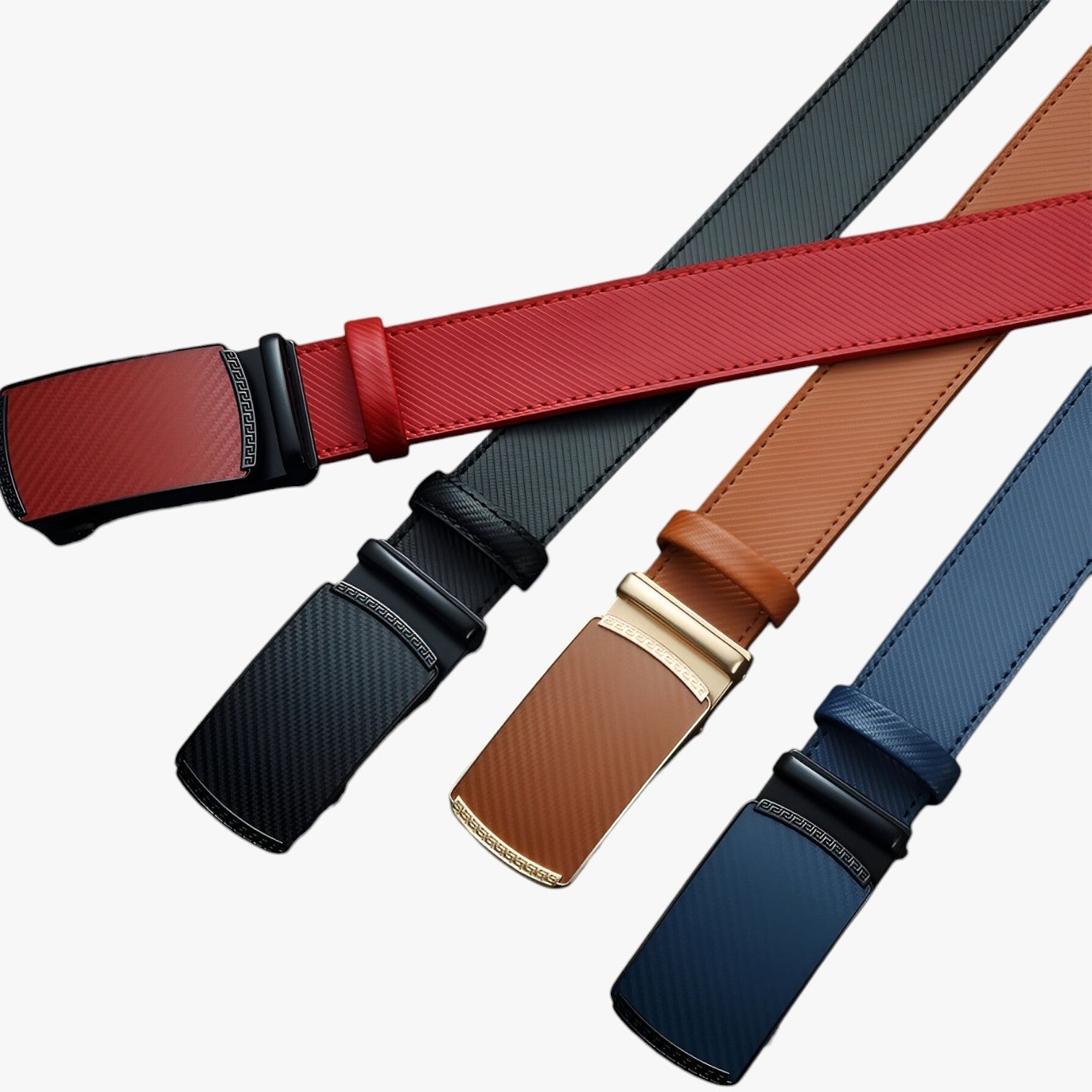 Cintura Automatica in Pelle di Lusso con Fibbia Regolabile Uomo - - automatica belts cintura cintura automatica fibbia mens accessory Mens belt pelle regolabile uomo - Concept Palermo