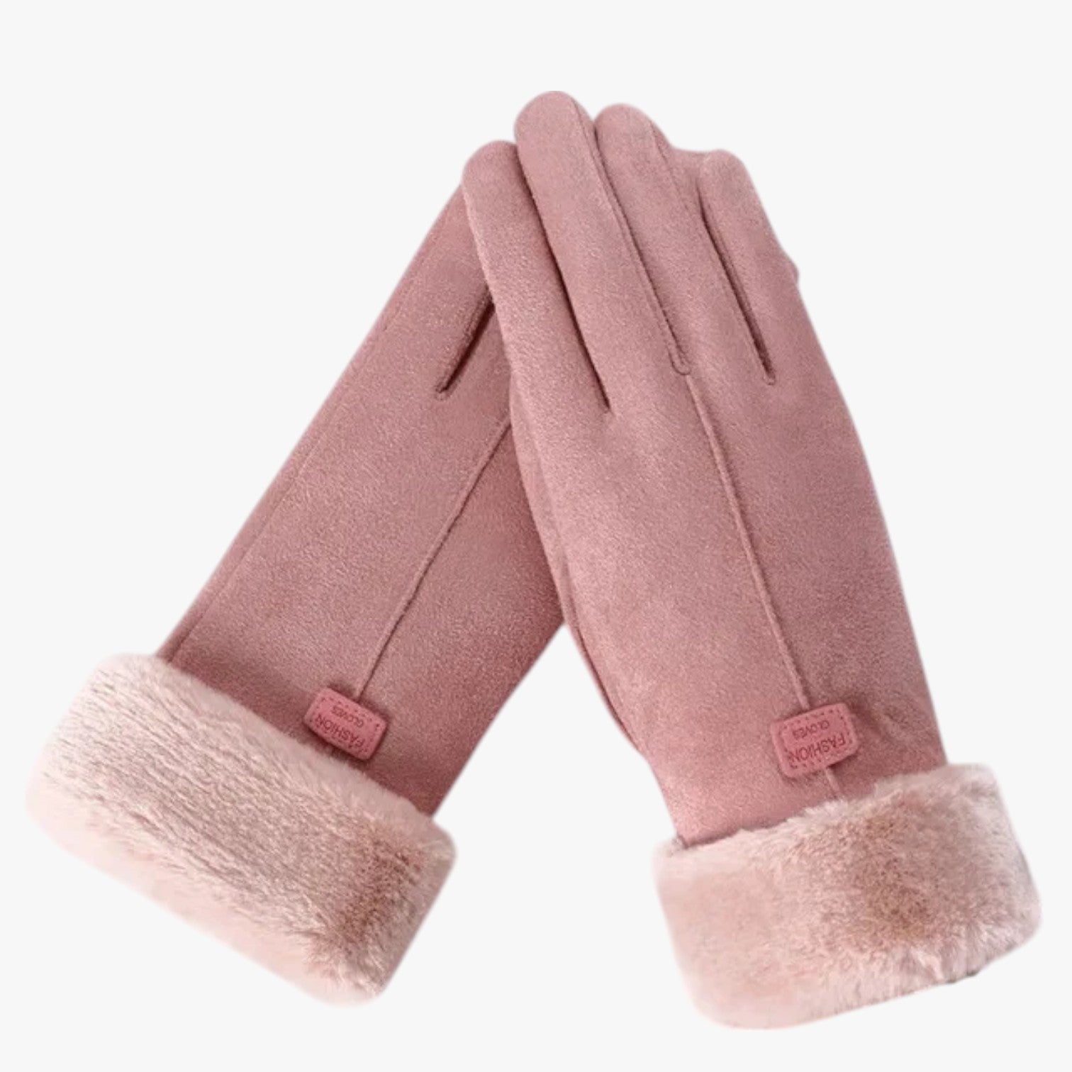 Guanti Invernali Donna Caldi in Peluche Touchscreen Antivento - Rosa Una Taglia - antivento caldi donna esther | guanti invernali donna caldi in peluche touchscreen antivento - €25 gloves guanti guanti invernali invernali peluche winter gloves - Concept Palermo