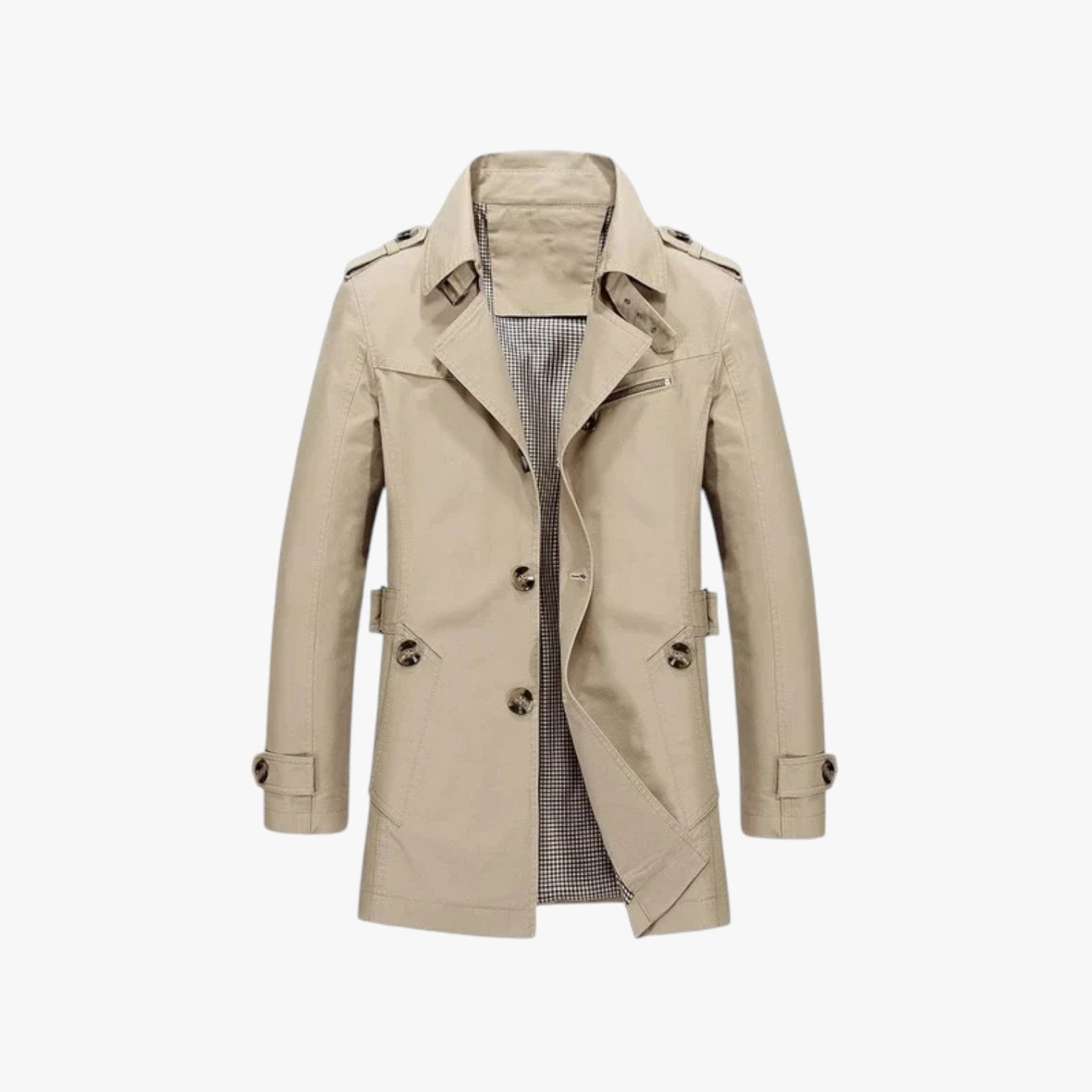 Giacca lunga da uomo - Stile casual e protezione per la mezza stagione - - casual coat men coats giacca giacca lunga Jackets & Coats lunga men's coats & jackets mezza protezione stagione - Concept Palermo