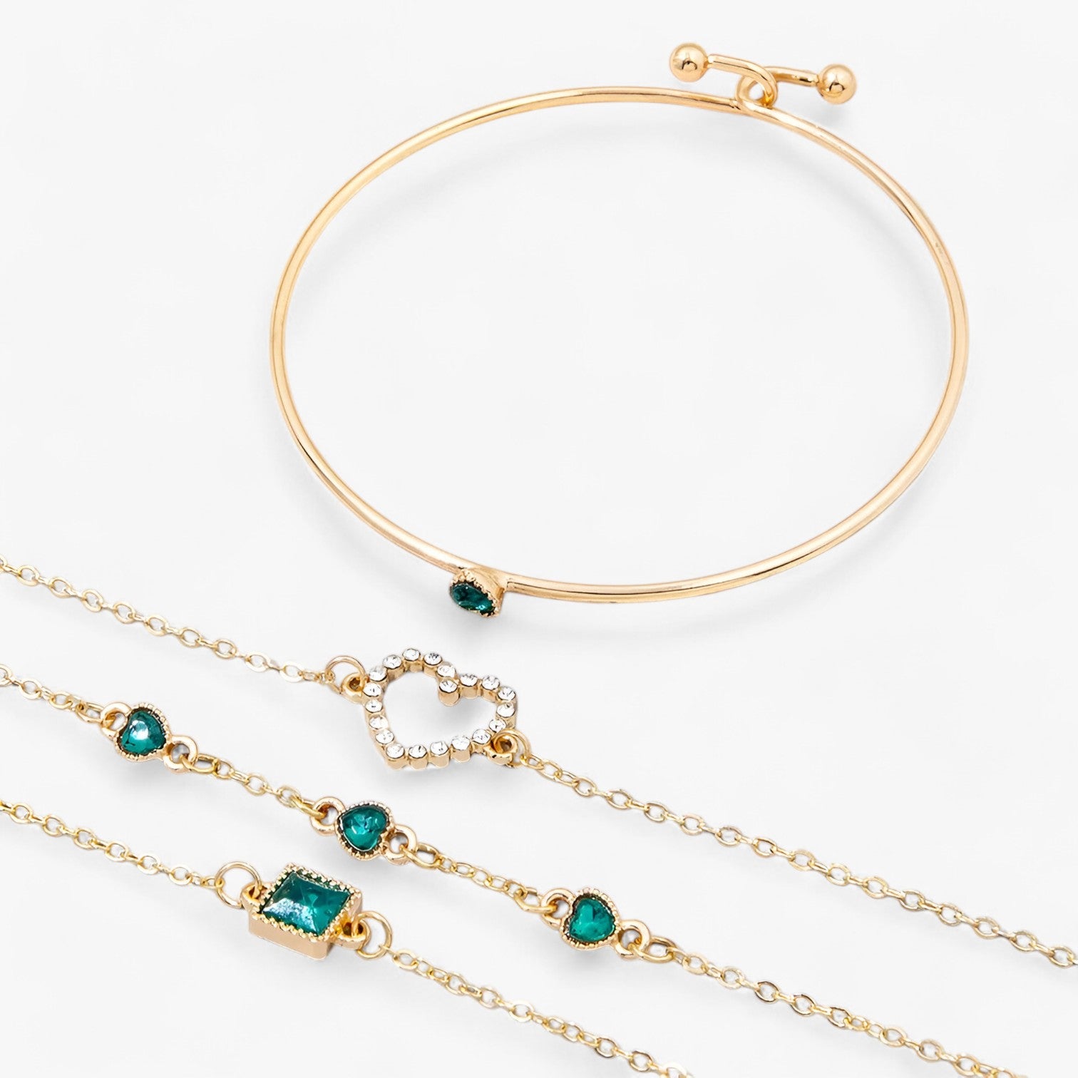 Bracciali in Smeraldo con Charm Raffinati Donna - - Accessories Jewelry bracciali bracciali smeraldo BRACELETS charm donna jewelry raffinati smeraldo - Concept Palermo