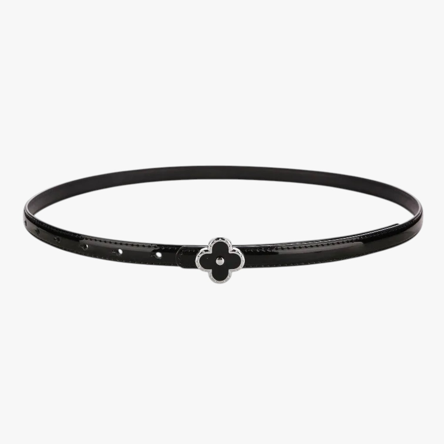 Cintura Uomo in Vera Pelle Sottile Nera per Abiti Eleganti e Casual - nero 100cm - Belts cintura cintura sottile outfit pelle sottile uomo vera waist belt for women Womens belt - Concept Palermo