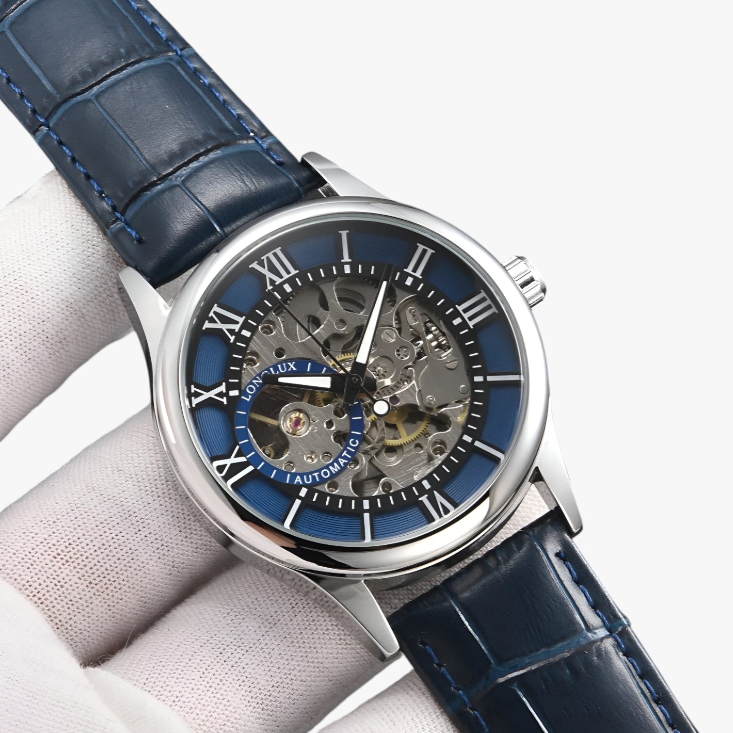 Orologio da Uomo Impermeabile in Vera Pelle Marrone, Elegante e Resistente - - impermeabile orologio orologio impermeabile pelle uomo watch watch for men watches WATCHES FOR MEN Wristwatch - Concept Palermo