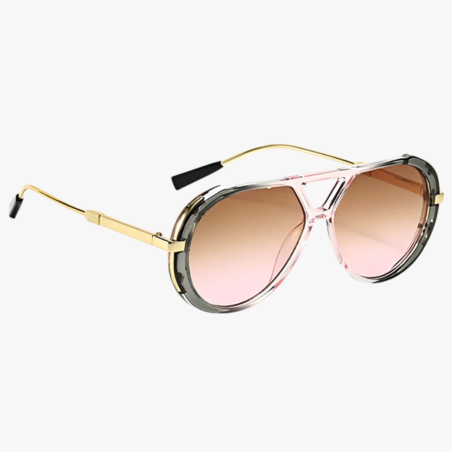 Occhiali da Sole Donna Eleganti con Lenti Gradient Grigie e Montatura Nera - - alla gradientate lenti moda occhiali occhiali sole polarized sunglasses women sole sunglasses - Concept Palermo