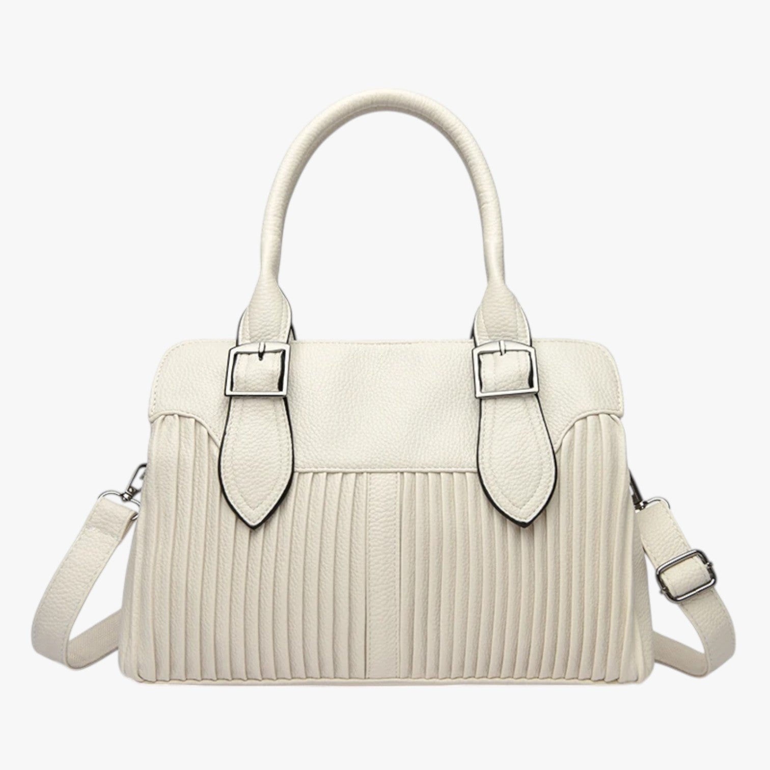 Zaino in morbida pelle PU Donna - Bianco avena - bag Bags donna handbags janelle | zaino in morbida pelle pu - €25 morbida pelle women bags Women's handbags zaino zaino morbida - Concept Palermo