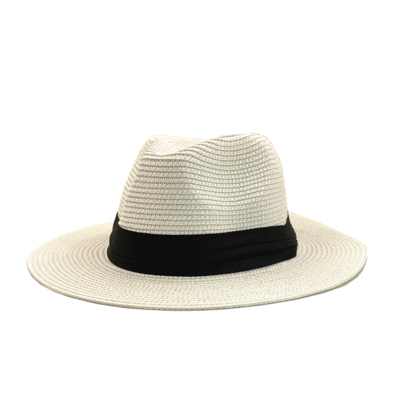 Cappello di paglia panamense - Bianco - cappello cappello paglia hat Hat for girls paglia panamense Sun Hats women hat women's hat - Concept Palermo