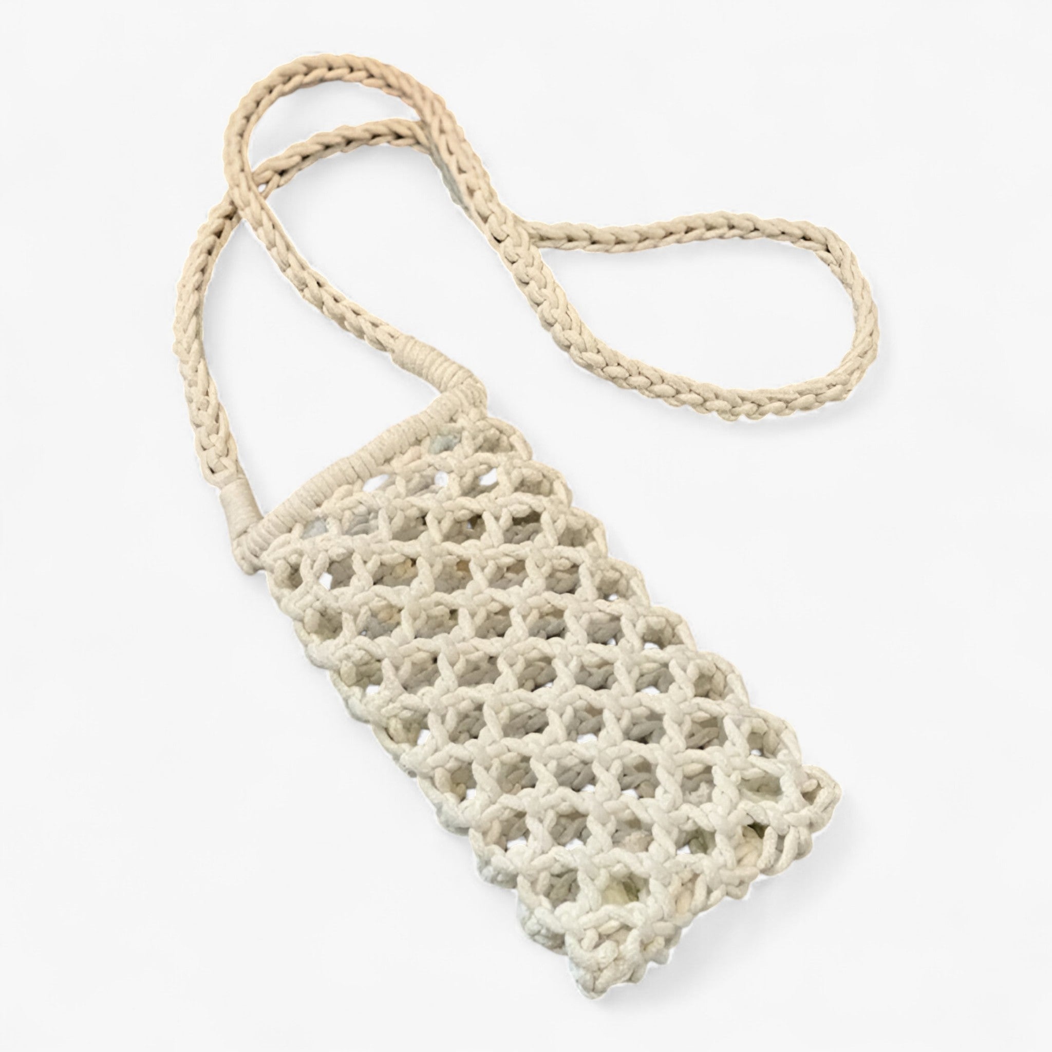 Borsa a Tracolla Uncinetto Donna - Beige - borsa borsa tracolla chiara | borsa a tracolla uncinetto - €25 donna tracolla uncinetto - Concept Palermo
