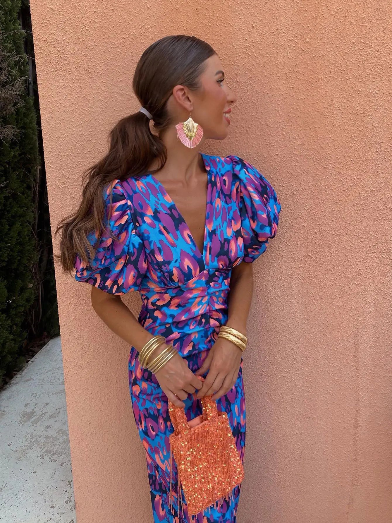 Robe Midi Fleurie Emery Fluide Femme - Élégante, Légère pour l'Été, Manches Bouffantes - - 24/3/2025 best-seller bouffantes cross-from-seroa-10001539170570 dresses emery femme fleuri manches midi motif New-google robes - Concept Palermo