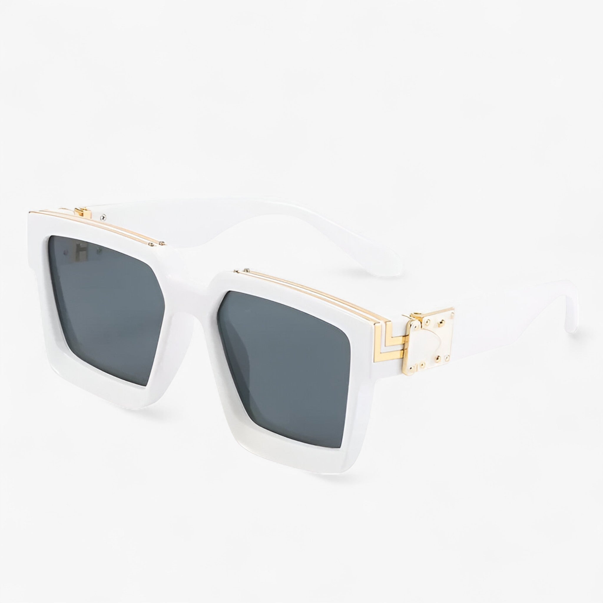 Occhiali da sole a specchio quadrati retrò da Uomo - Bianco - Fashion Sunglasses men sunglasses polarized occhiali occhiali sole Polarized man sunglasses quadrati retr sole specchio sunglasses sunglasses polarized men uomo - Concept Palermo