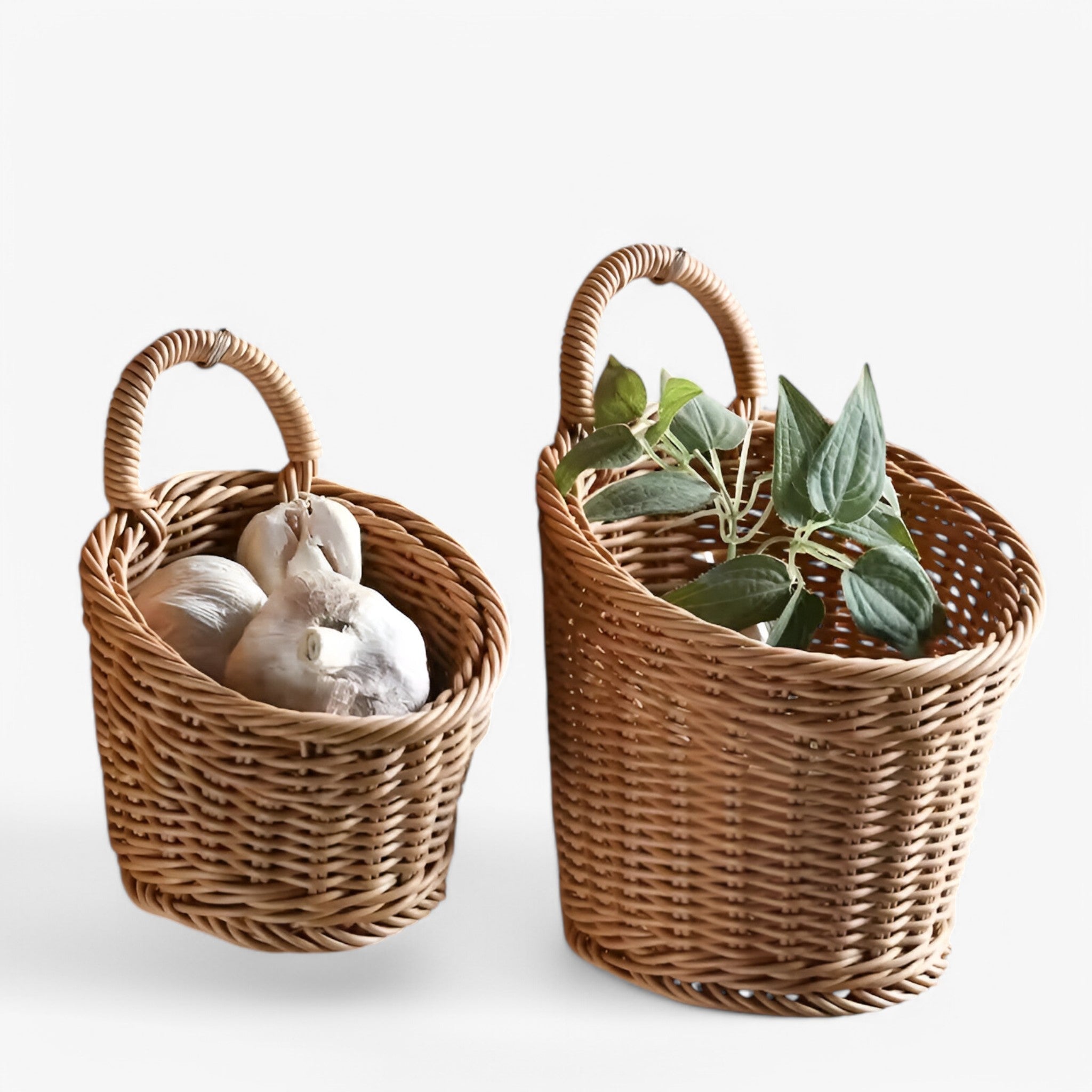 Cestino da appendere intrecciato - - appendere cestino cestino appendere home & garden huis & tuin intrecciato - Concept Palermo