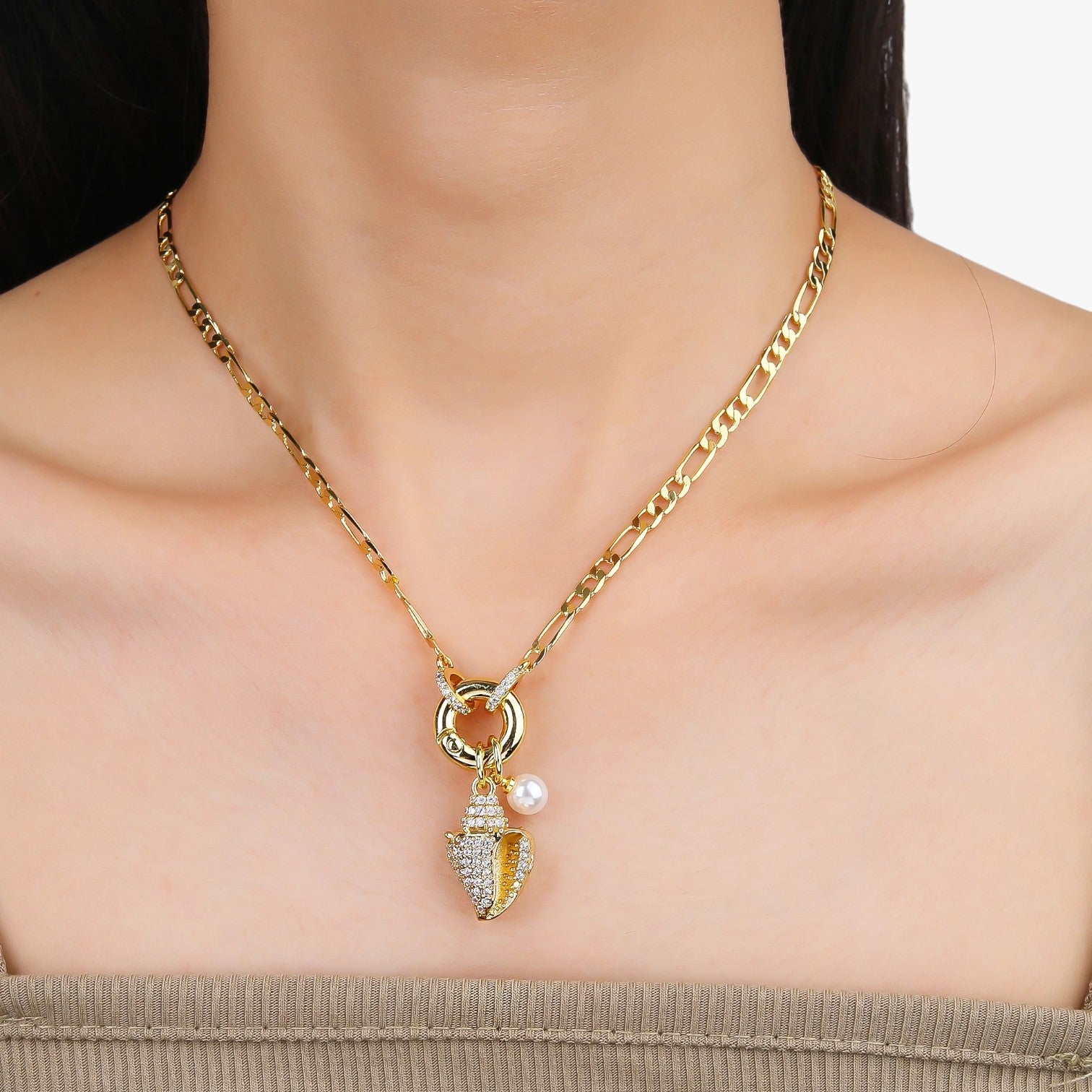 Collana con Ali e Fiori di Conchiglia Brillanti Lana - - brillanti collana collana fiori conchiglia elegant womens necklaces Fashion Necklaces fiori jewelry lana necklace NECKLACES Necklaces for Women - Concept Palermo
