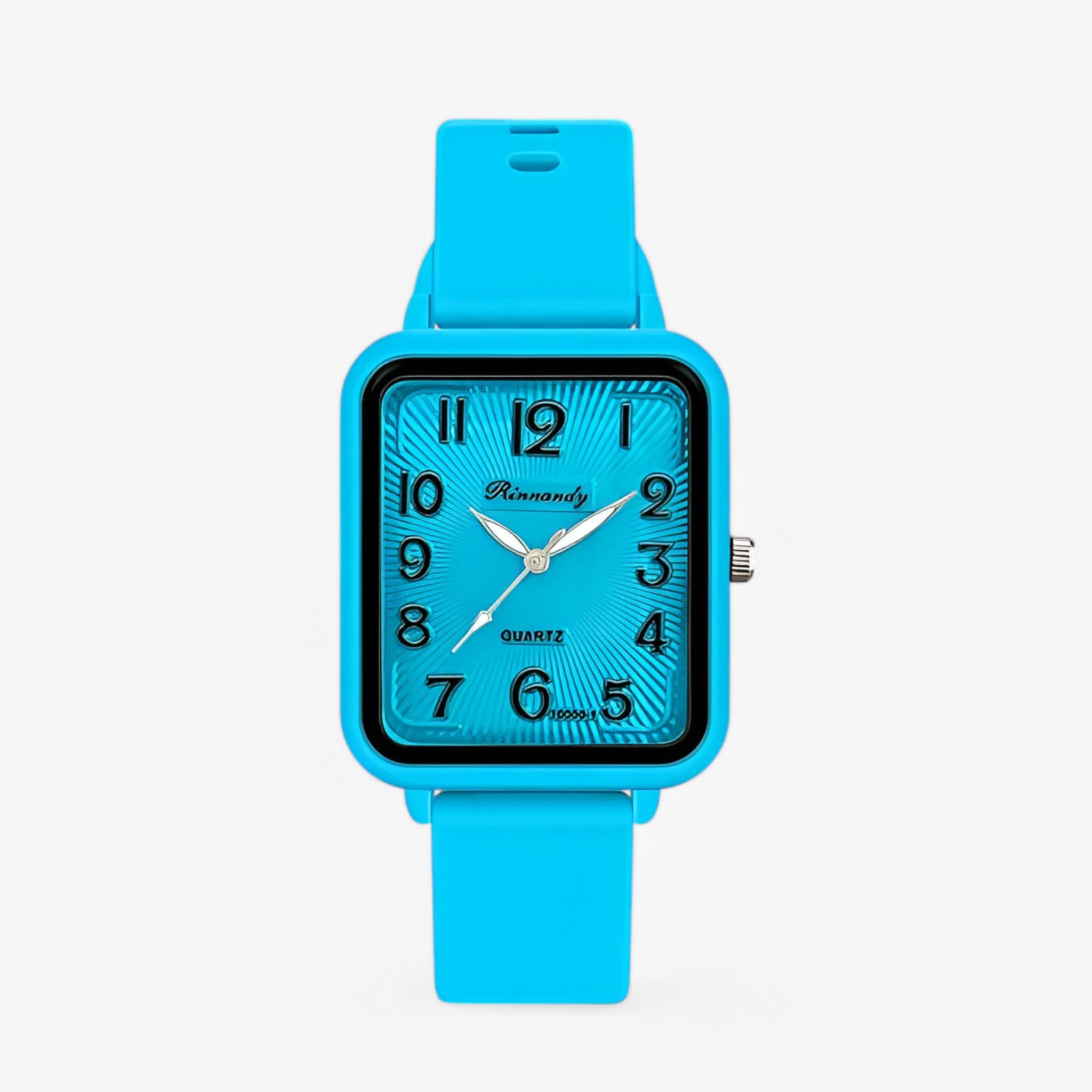 Orologio Digitale Rettangolare con Cinturino in Silicone Donna - blu - accessoires cinturino digitale donna horloges orologio orologio digitale rettangolare silicone watches - Concept Palermo