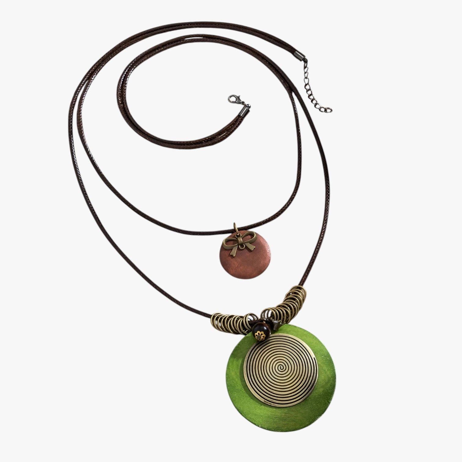 Collana dichiarativa per un look audace Lana Donna - Verde - audace collana collana dichiarativa dichiarativa donna elegant womens necklaces Fashion Necklaces jewelry lana look Necklace Necklaces for Women - Concept Palermo