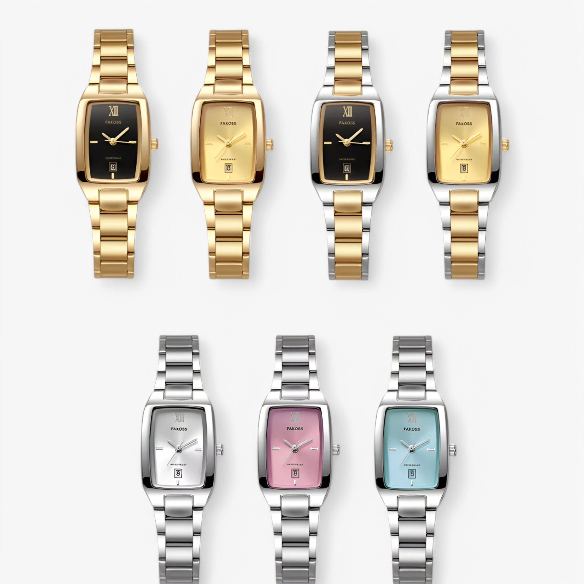 Orologio da donna al quarzo con quadrante quadrato - - donna orologio orologio donna quadrante quadrato quarzo watches women watch - Concept Palermo
