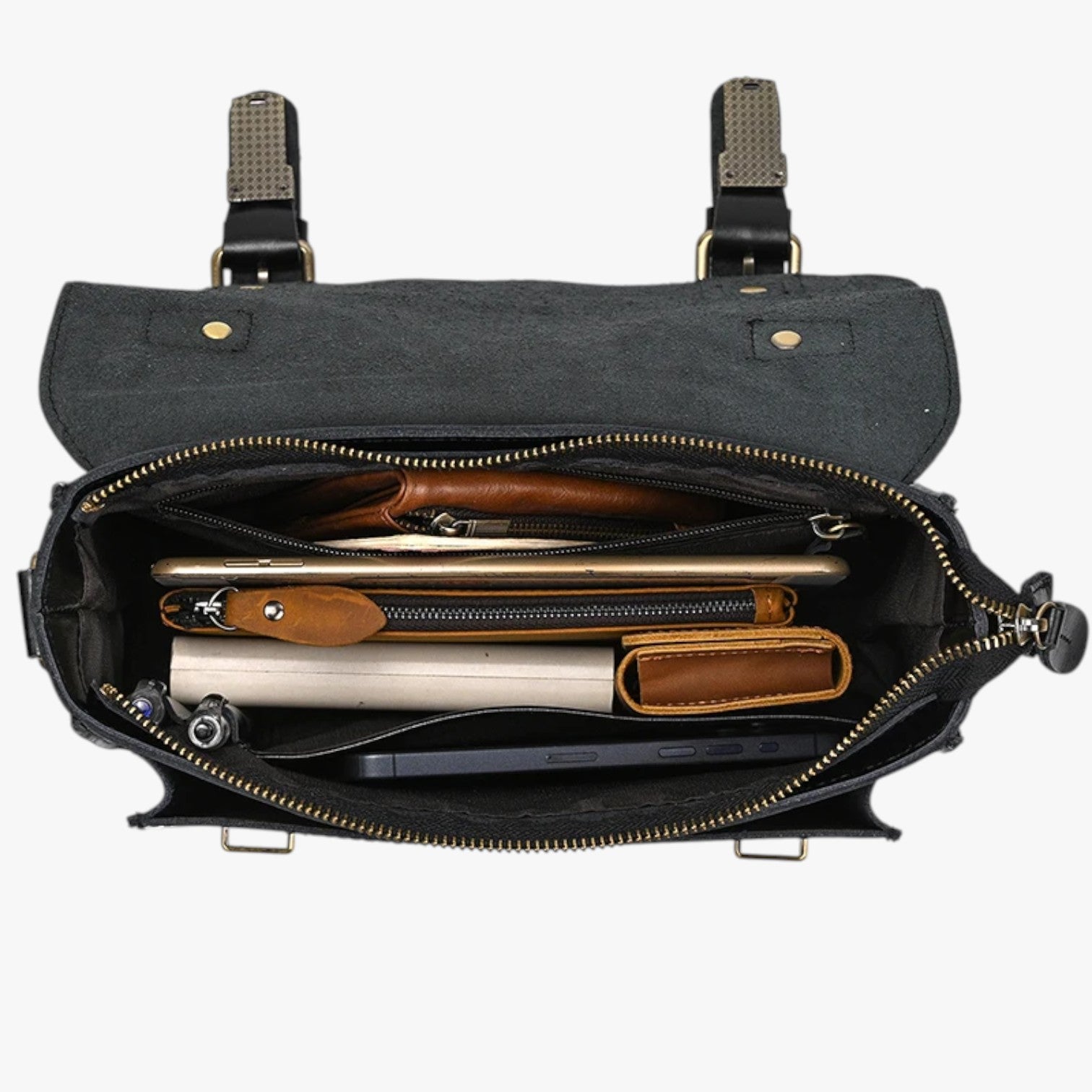 Borsa a tracolla antifurto unisex in pelle - - antifurto Bags bags for men borsa borsa tracolla mens bag pelle Shoulder & Crossbody Bags tracolla unisex - Concept Palermo