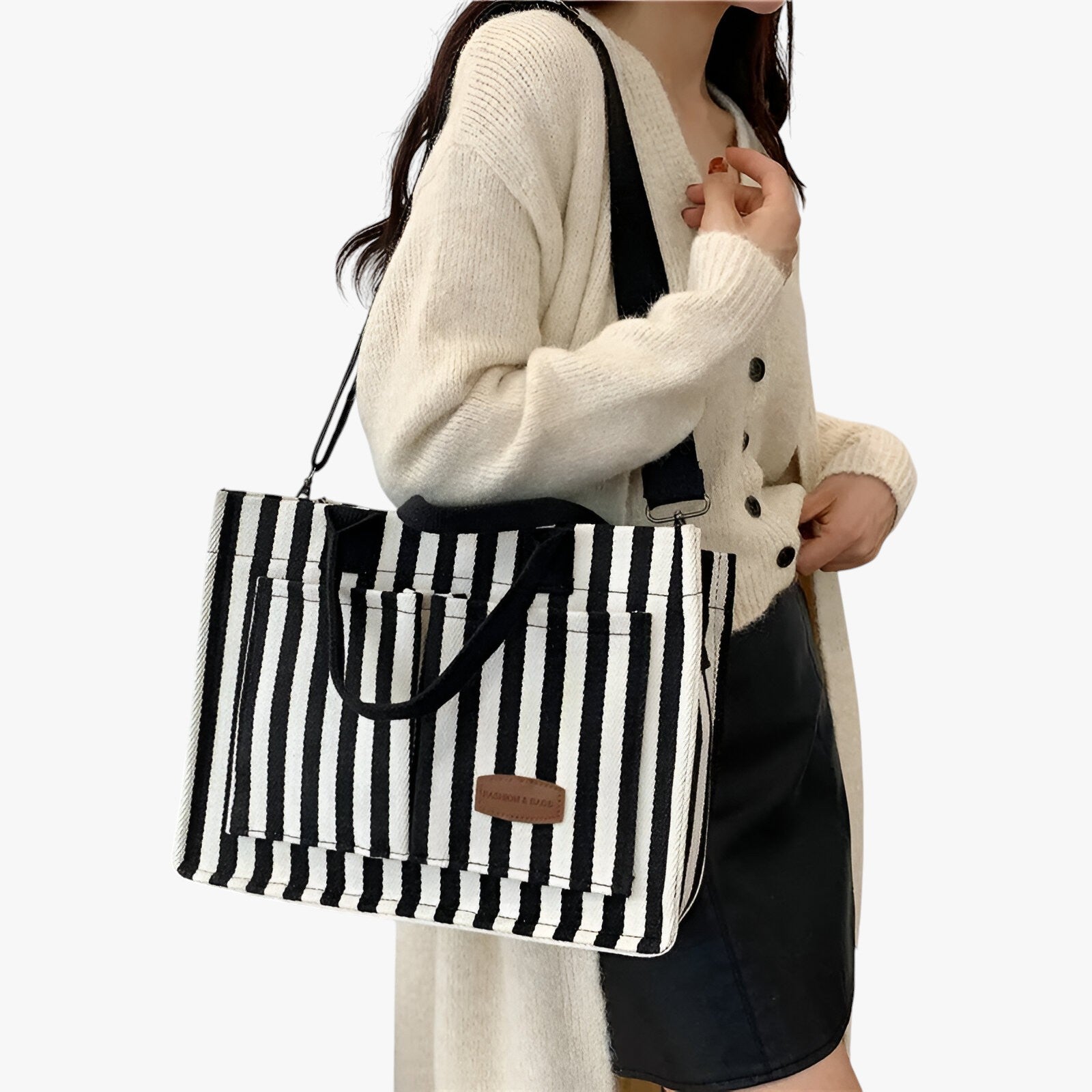 Ampia borsa a tracolla in tela per il giorno e i viaggi Uomo - - ampia ampia borsa bags borsa giorno handbags tela tracolla uomo Women's handbags - Concept Palermo