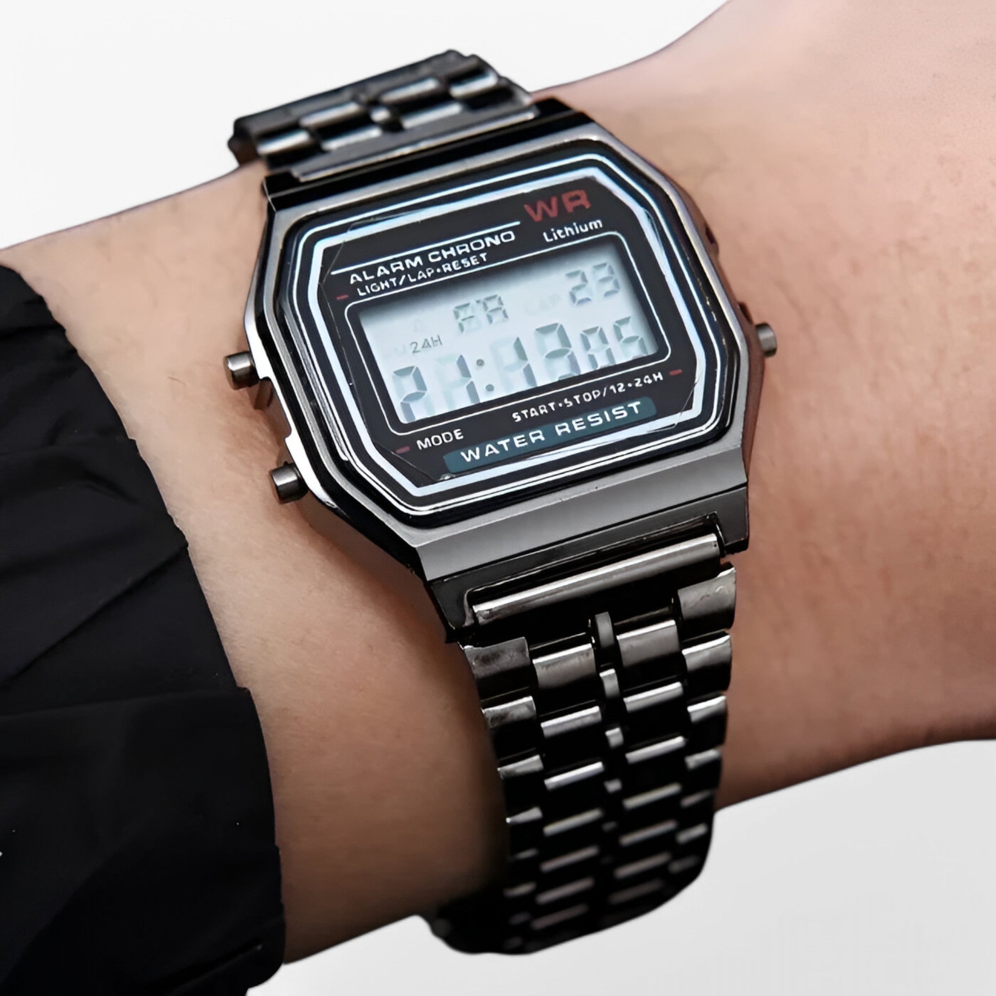 Orologio Digitale Militare in Acciaio Inossidabile - - accessoires acciaio digitale horloges inossidabile militare orologio orologio digitale watches - Concept Palermo