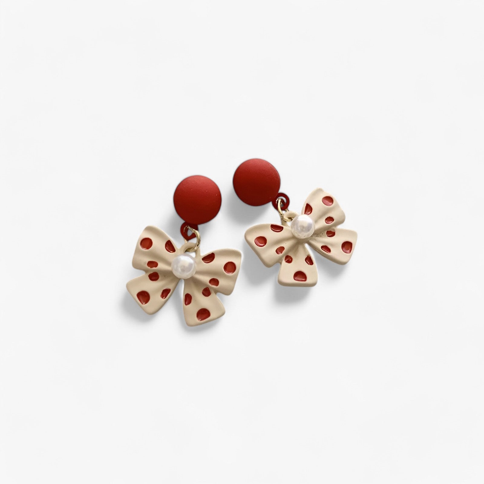 Orecchini rossi floreali chic per matrimoni e feste Donna - - chic donna EARRINGS Earrings for Women Girls feste floreali jewelry matrimoni New Fashion Earrings orecchini orecchini rossi - Concept Palermo