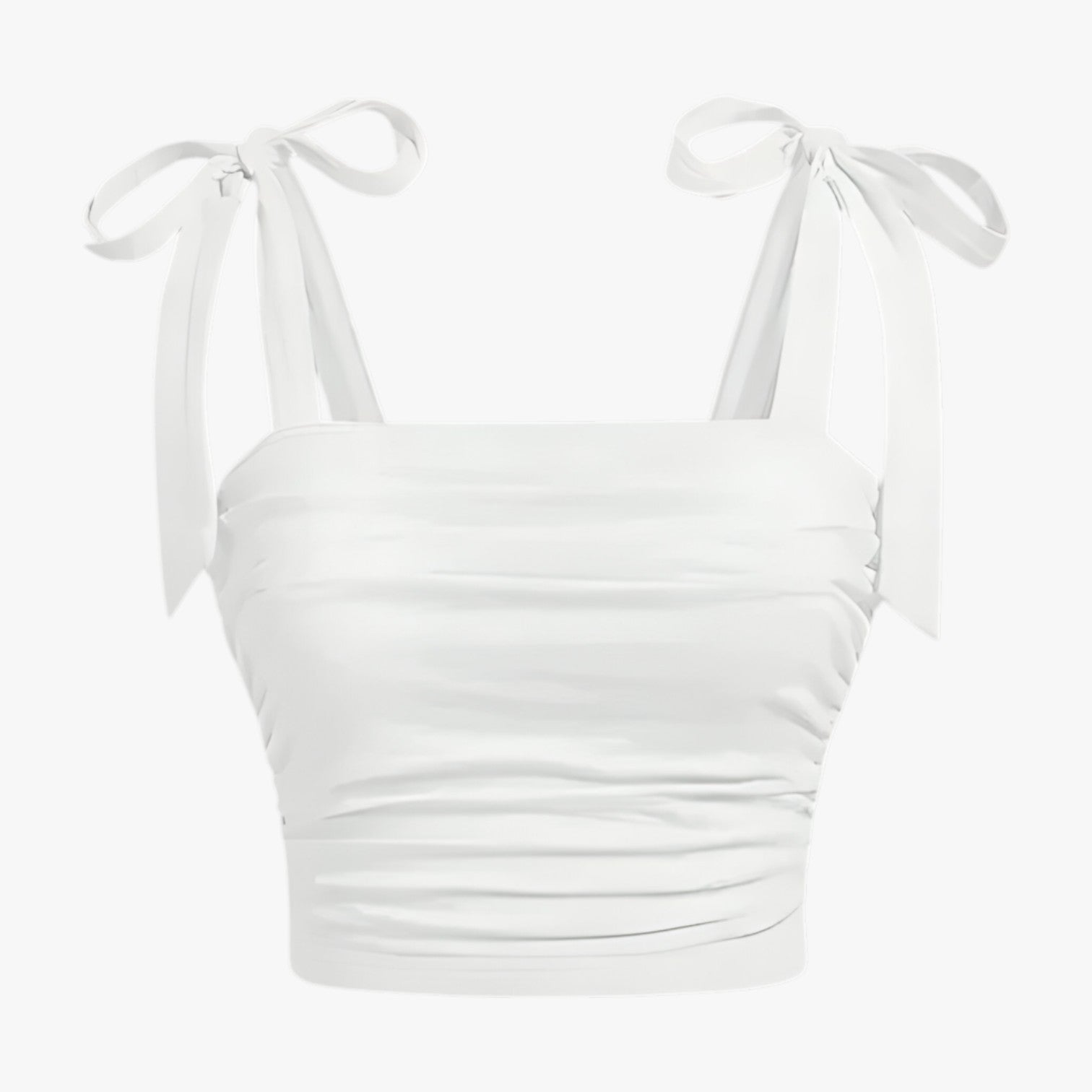 Top corto senza spalle rosa - Bianco - spalle talia | top corto senza spalle rosa - €25 - Concept Palermo