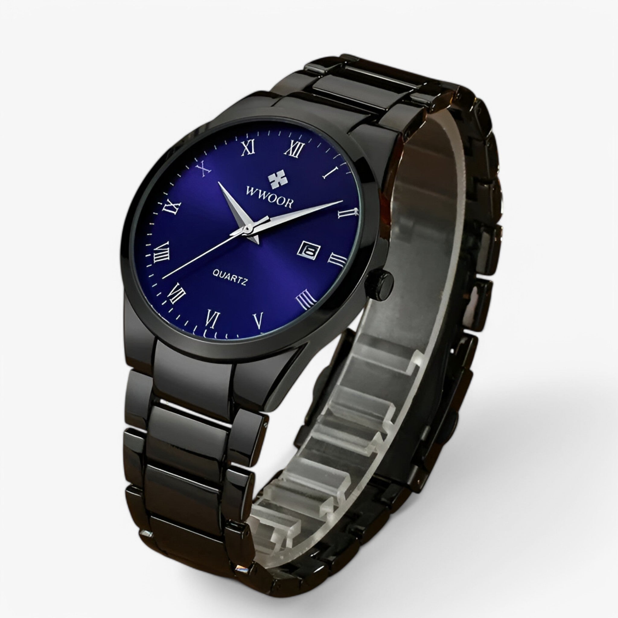 Orologio Acciaio Quarzo Uomo Elegante - - acciaio orologio orologio acciaio quarzo uomo watches WATCHES FOR MEN - Concept Palermo