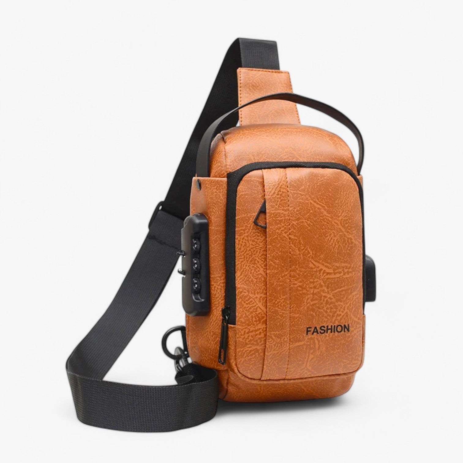 Borsa a tracolla Heren con USB e chiusura antifurto – Stylish e pratica Uomo - - antifurto bag bags borsa borsa tracolla chiusura heren Leather Bag mens bag pratica stylish - Concept Palermo