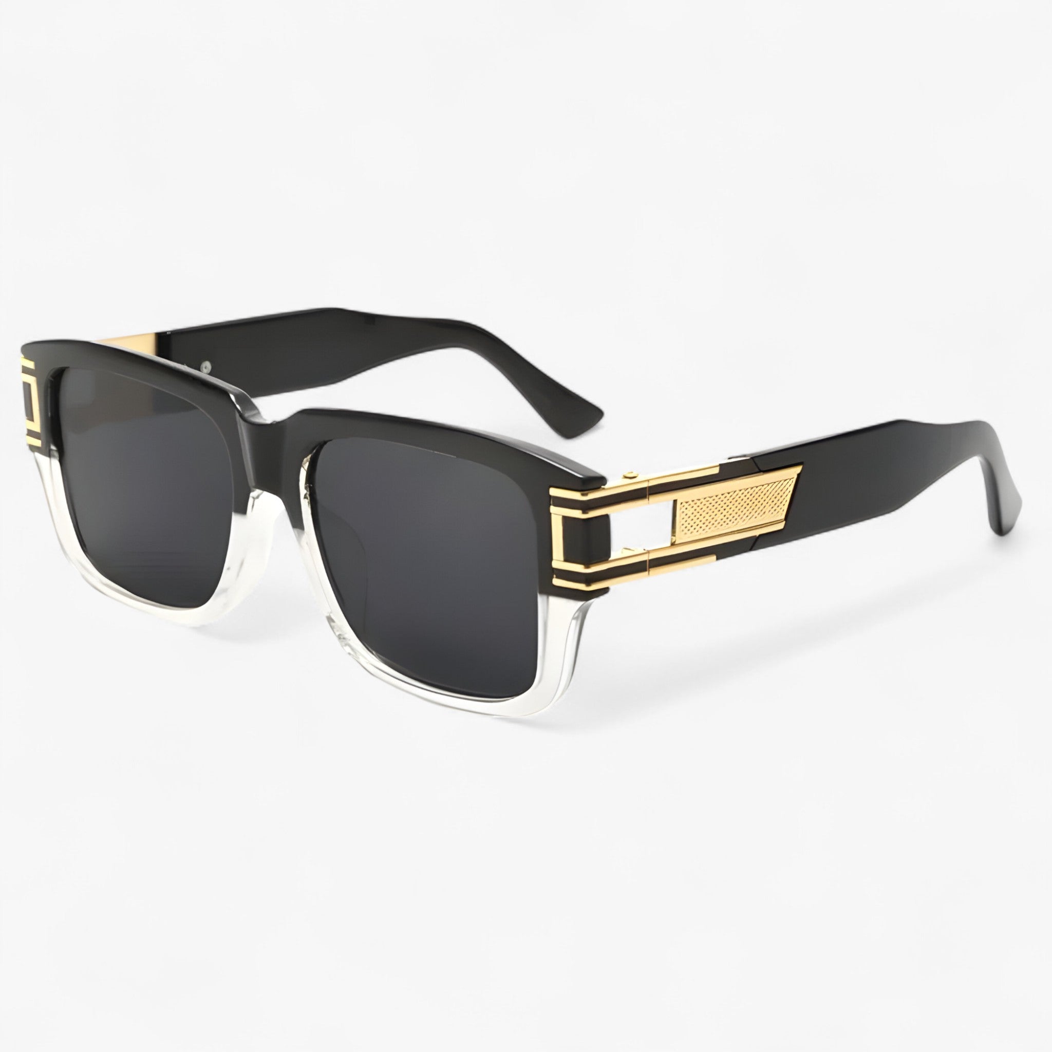 Occhiali da sole quadrati vintage con design a goccia Uomo - Grigio trasparente Come immagine - design Fashion Sunglasses goccia men sunglasses polarized mens sunglasses occhiali occhiali sole Polarized man sunglasses polarized sunglasses women quadrati sole Sunglasses sunglasses polarized men uomo - Concept Palermo