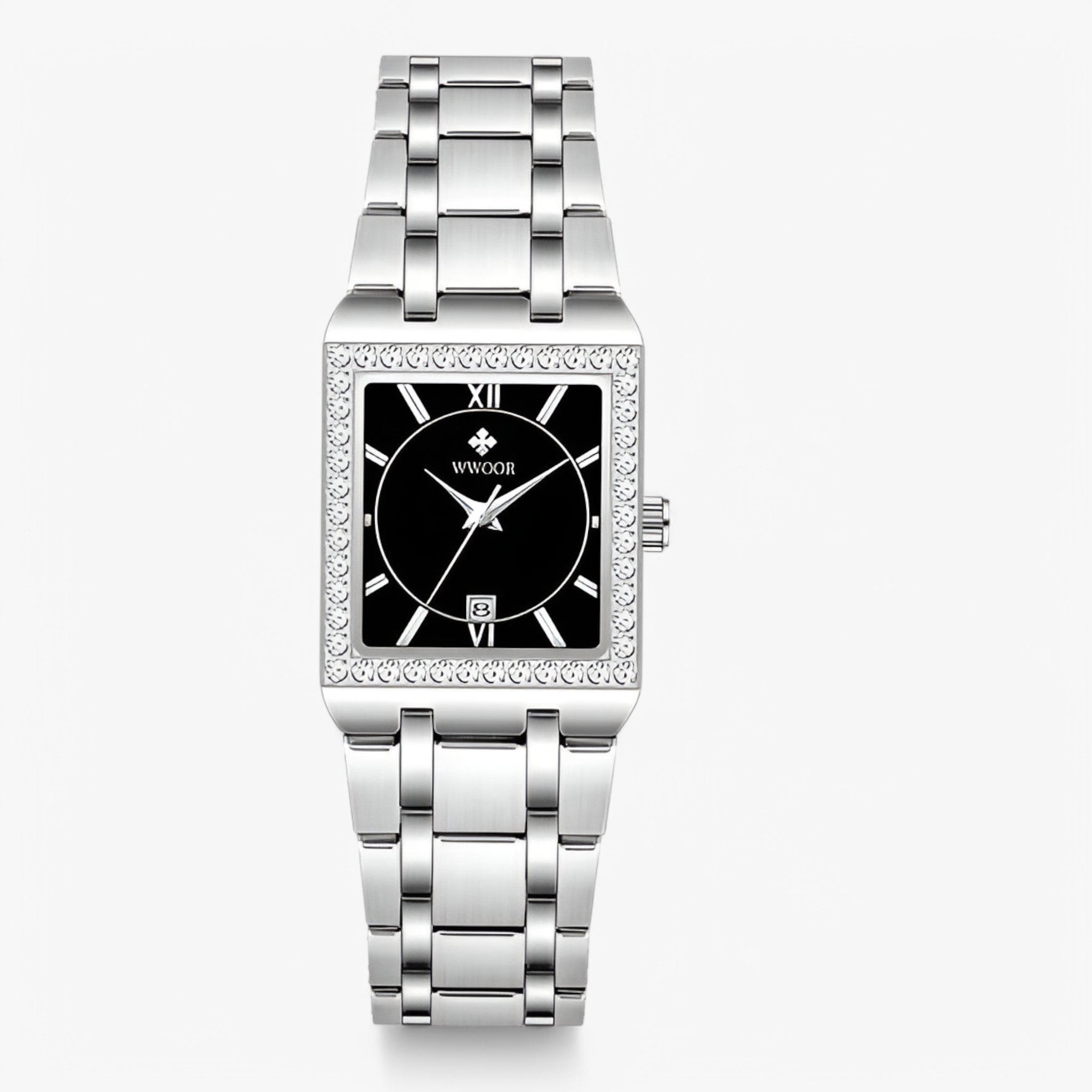 Orologio da Donna con Diamanti Quadrati - nero argento - diamanti donna orologio orologio donna quadrati watch for women watches women watch - Concept Palermo