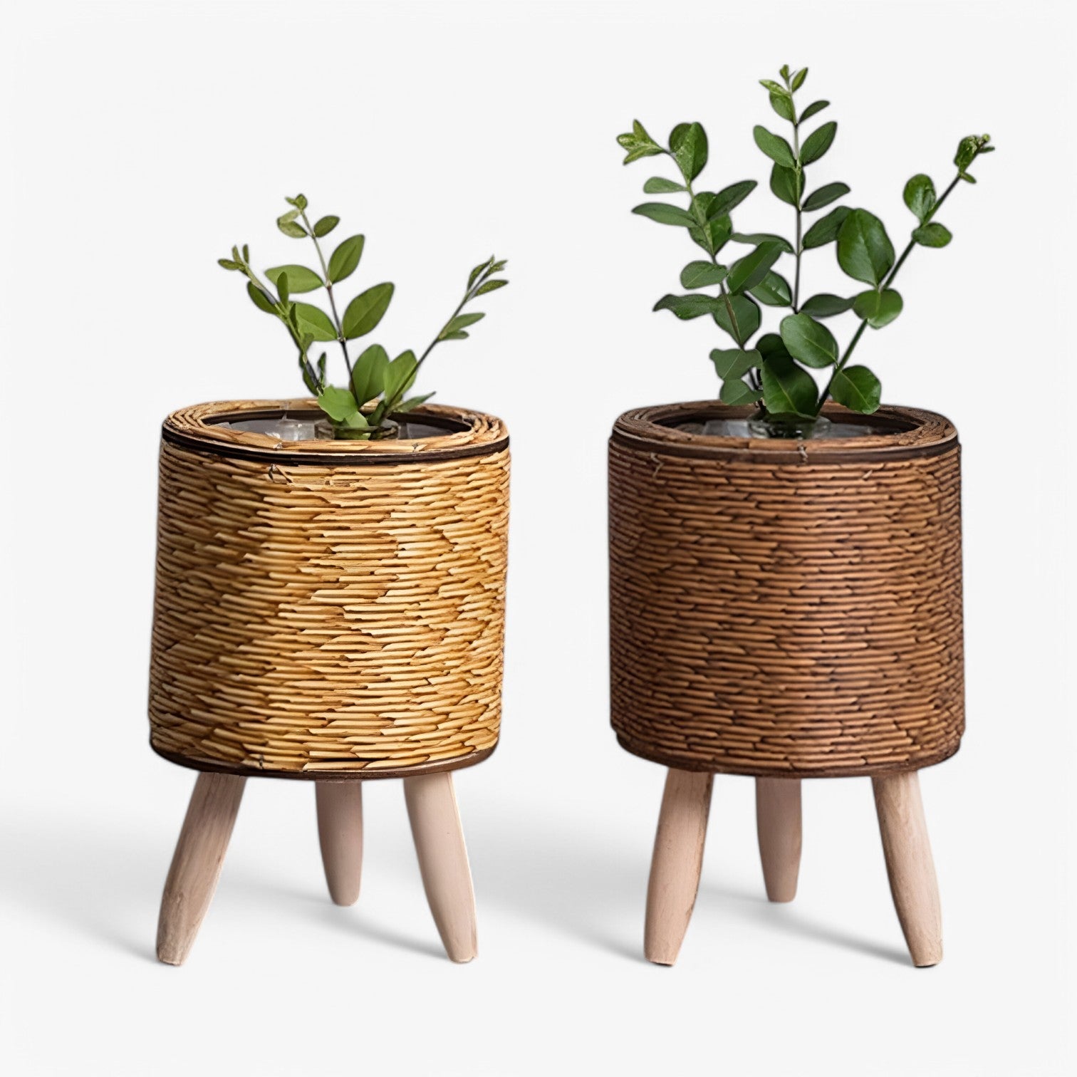 Vaso di Fiori Rotan – Stile per le Sue Piante - - fiori Garden Garden supplies Home & Garden piante rotan stile vaso vaso fiori - Concept Palermo