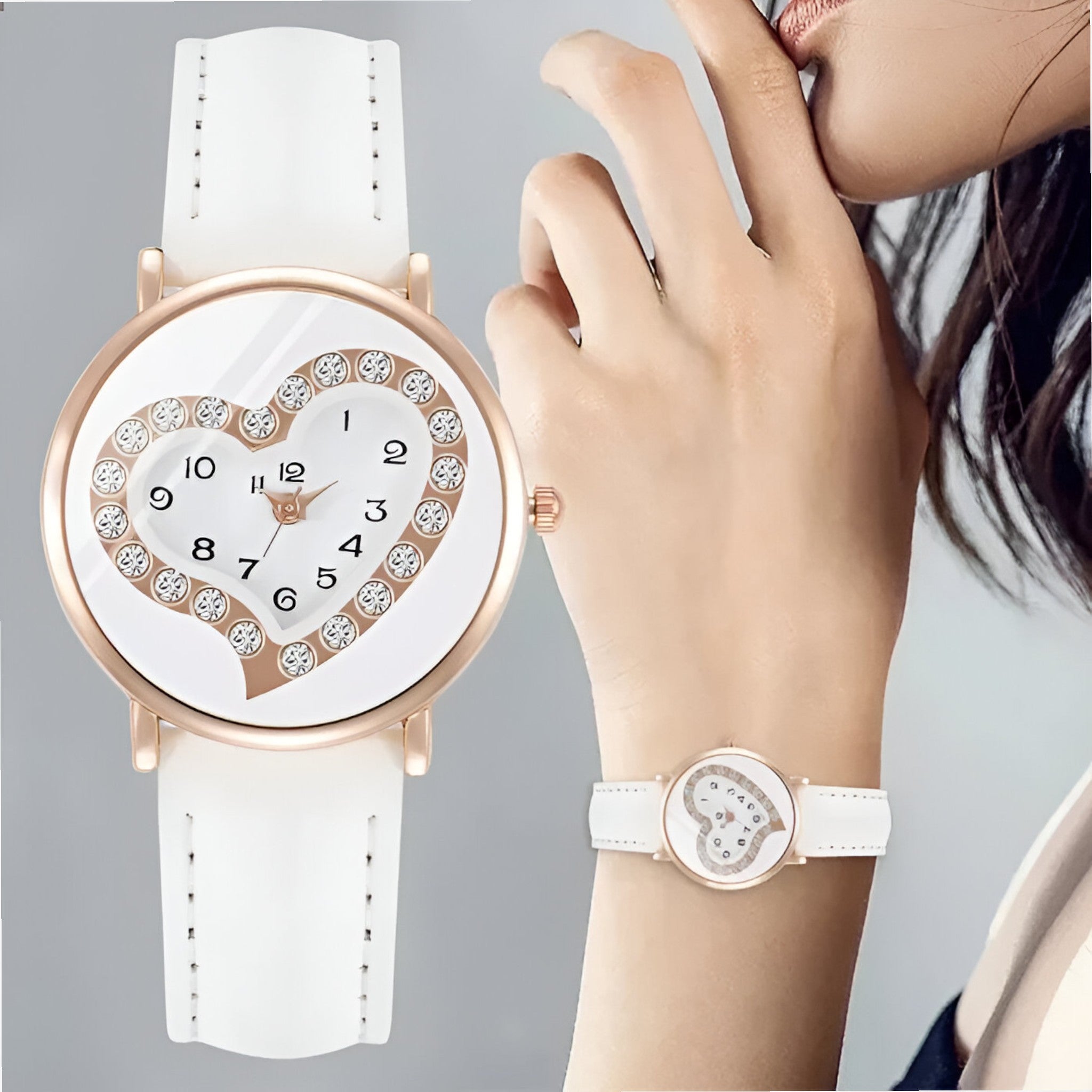Orologio da donna analogico con cinturino in pelle e stile raffinato - - accessoires analogico cinturino donna horloges orologio orologio donna pelle raffinato stile watches - Concept Palermo