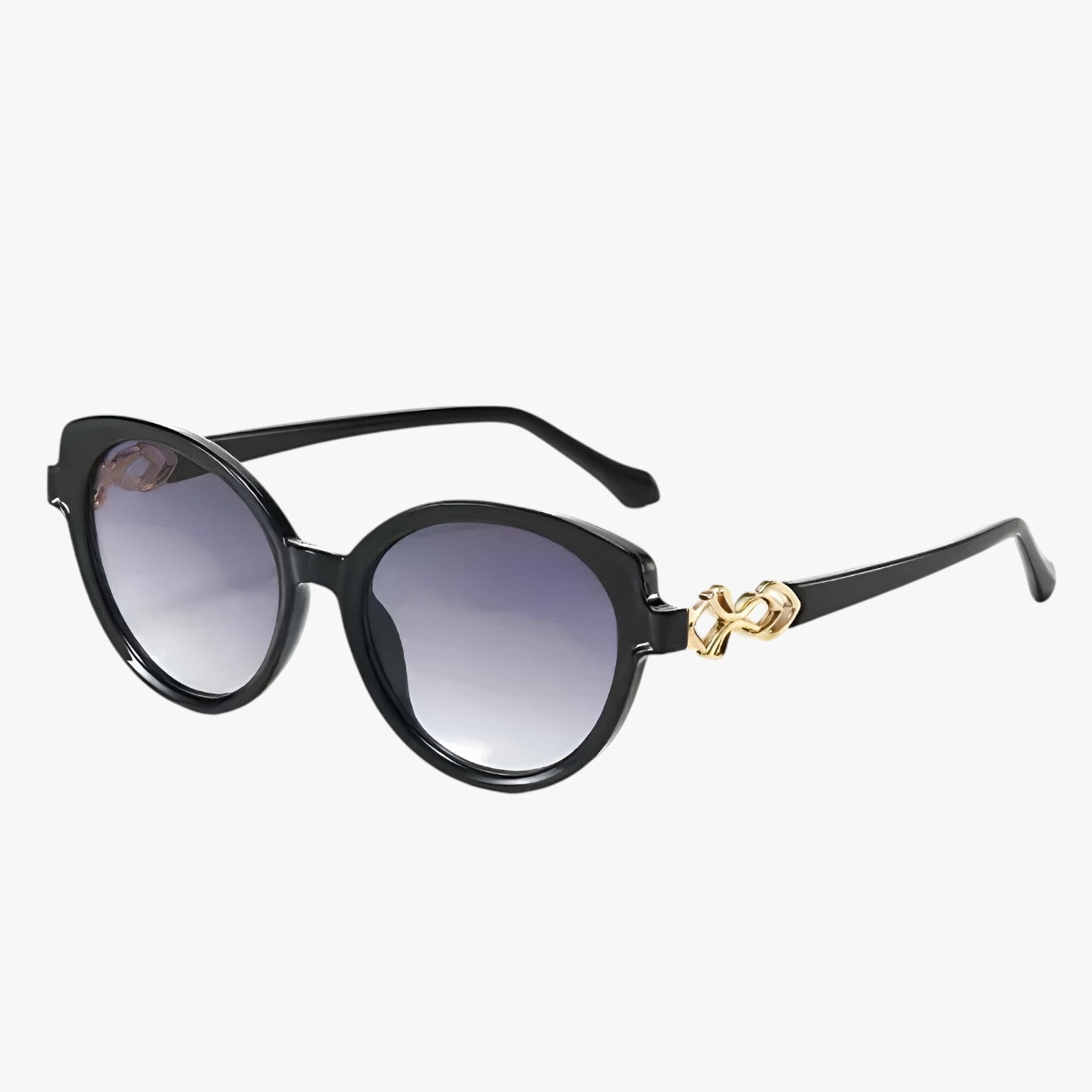 Occhiali cat eye vintage femminili UV400 - LH5685-Nero grigio - cateye sunglasses Fashion Sunglasses femminili occhiali occhiali vintage sunglasses sunglasses for women vintage womens sun glasses - Concept Palermo