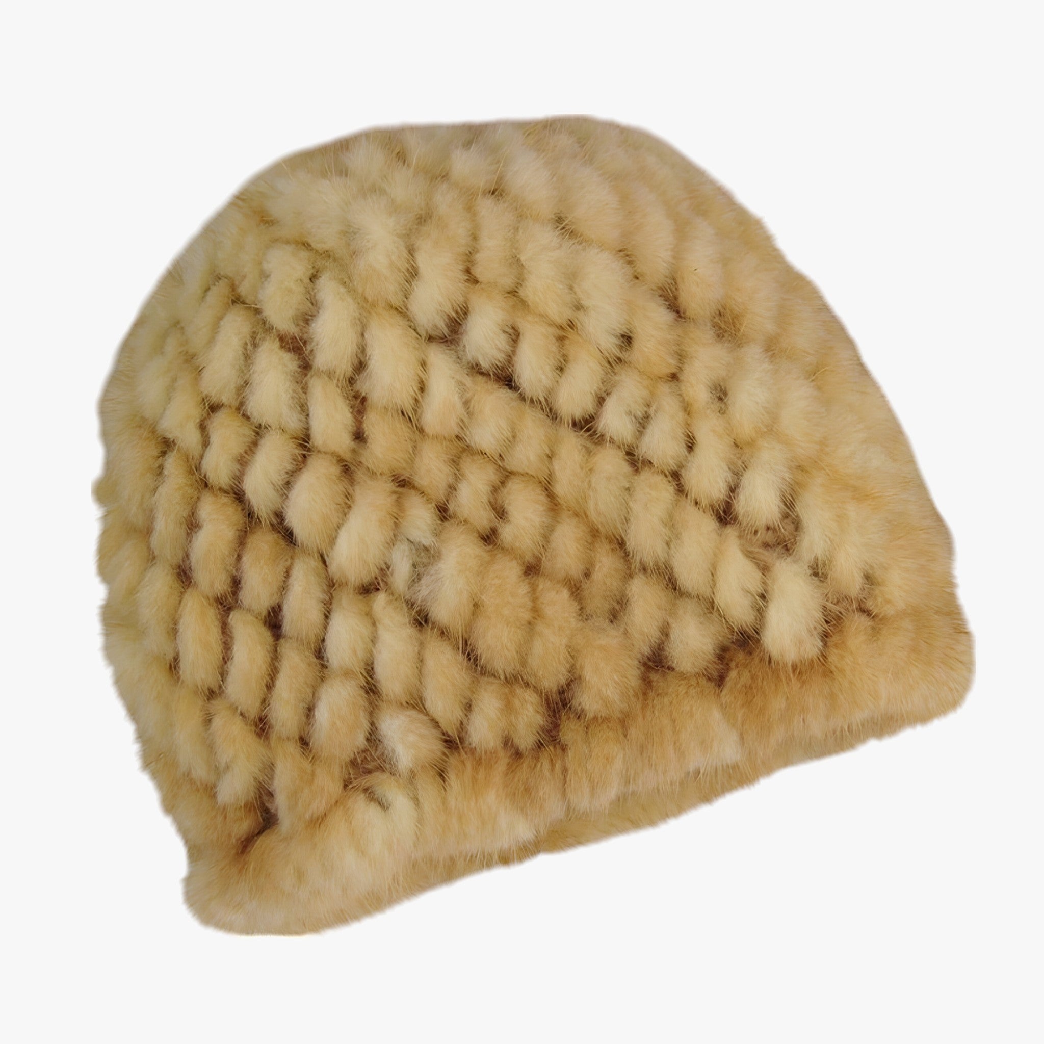 Cappello di Pelliccia di Visone - Calore invernale ed Eleganza Uomo - giallo Buona elasticità - accessoires calore cappello cappello pelliccia eleganza hats invernale pelliccia petten uomo - Concept Palermo