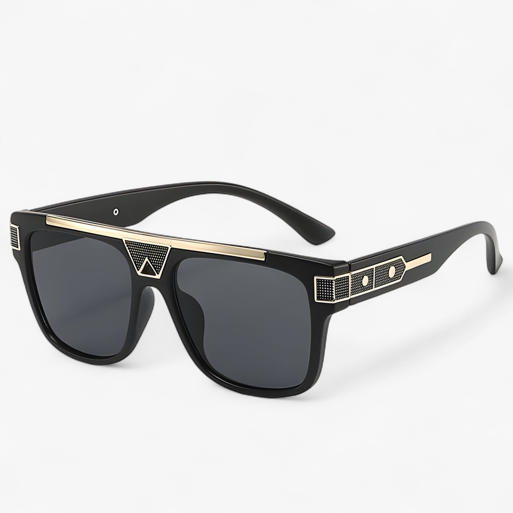 Occhiali da sole vintage con montatura pilota Uomo - Nero Grigio Come immagine - Fashion Sunglasses men sunglasses polarized mens sunglasses montatura occhiali occhiali sole pilota Polarized man sunglasses polarized sunglasses women sole Sunglasses sunglasses polarized men uomo vintage - Concept Palermo