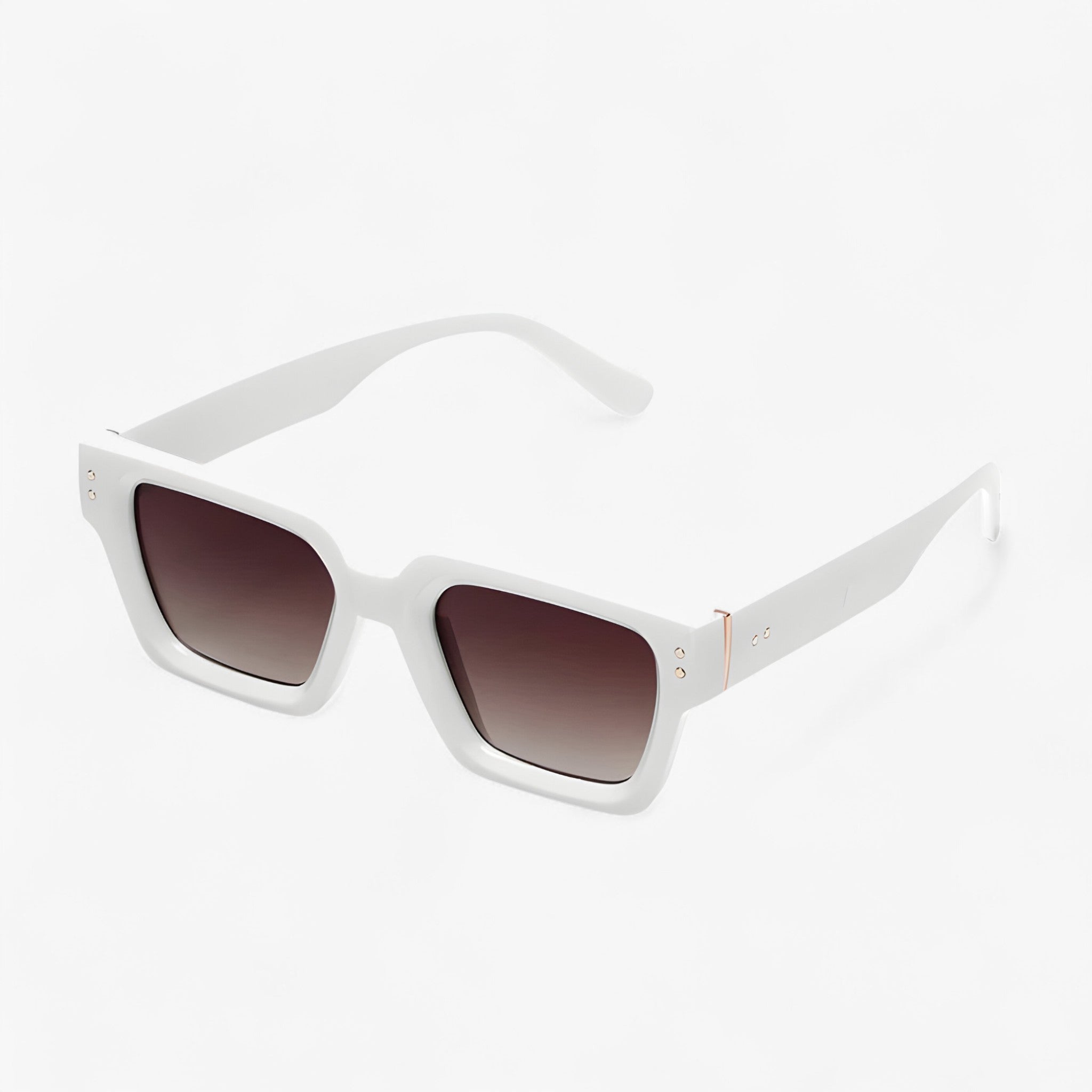Occhiali da sole neri quadrati di lusso unisex firmati Uomo - 1-Bianco - firmati men sunglasses polarized mens sunglasses neri occhiali occhiali sole Polarized man sunglasses quadrati sole sunglasses sunglasses polarized men unisex - Concept Palermo