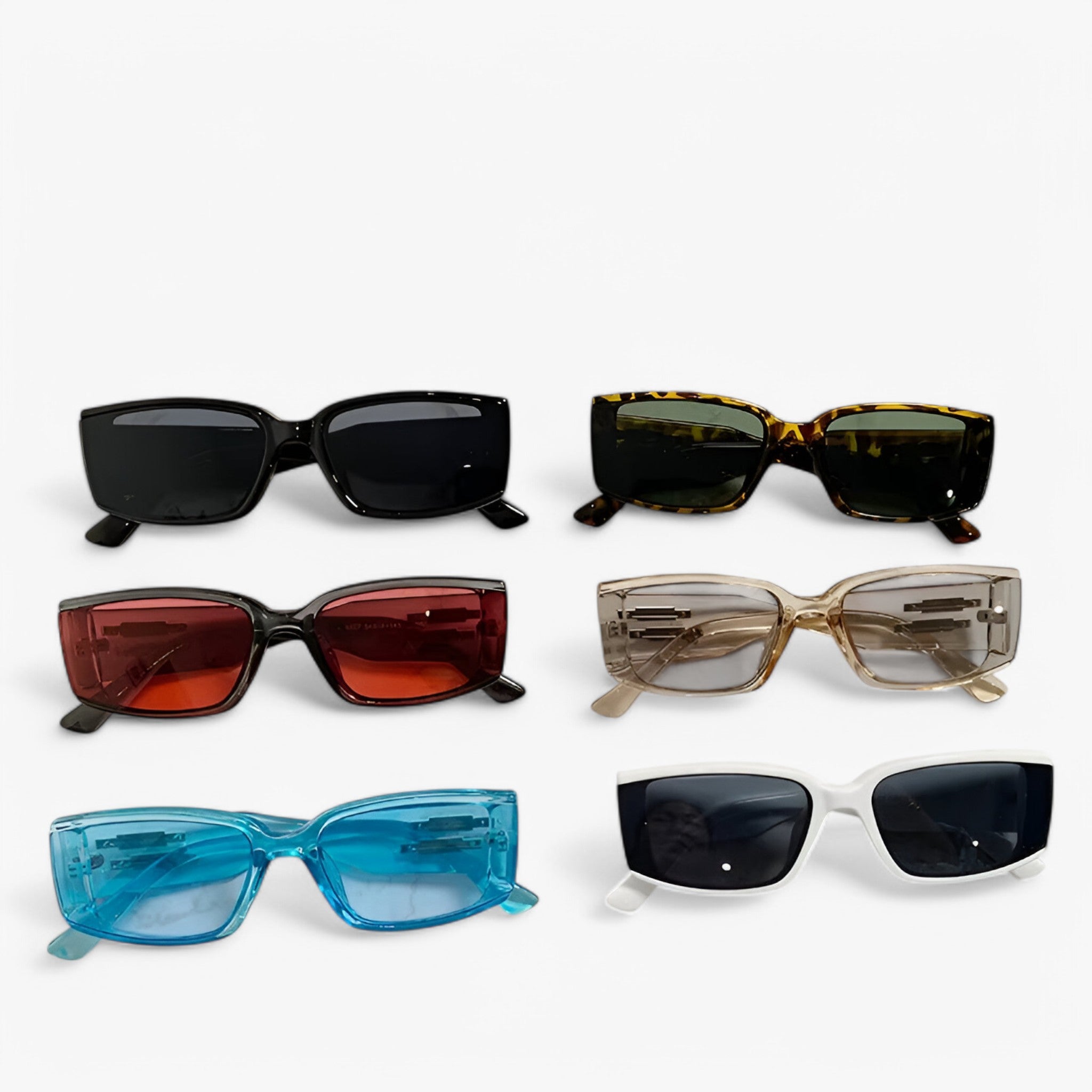 Occhiali da sole retrò con montatura rettangolare piccola - - montatura occhiali occhiali sole piccola retr rettangolare shades for men sole sunglasses - Concept Palermo