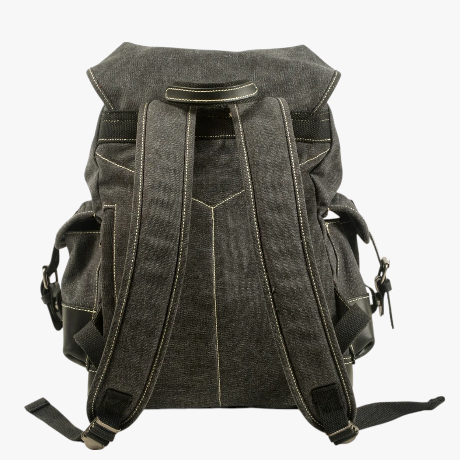 Zaino Escursionismo Tela e Pelle a Grande Capacità Uomo - - bag Bags bags for men capacità escursionismo mens bag pelle tela uomo zaino zaino escursionismo - Concept Palermo